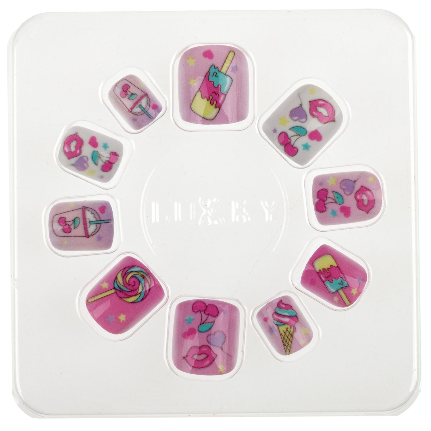 Накладные ногти Lukky Nail-Арт Lollipop с ароматом конфет 