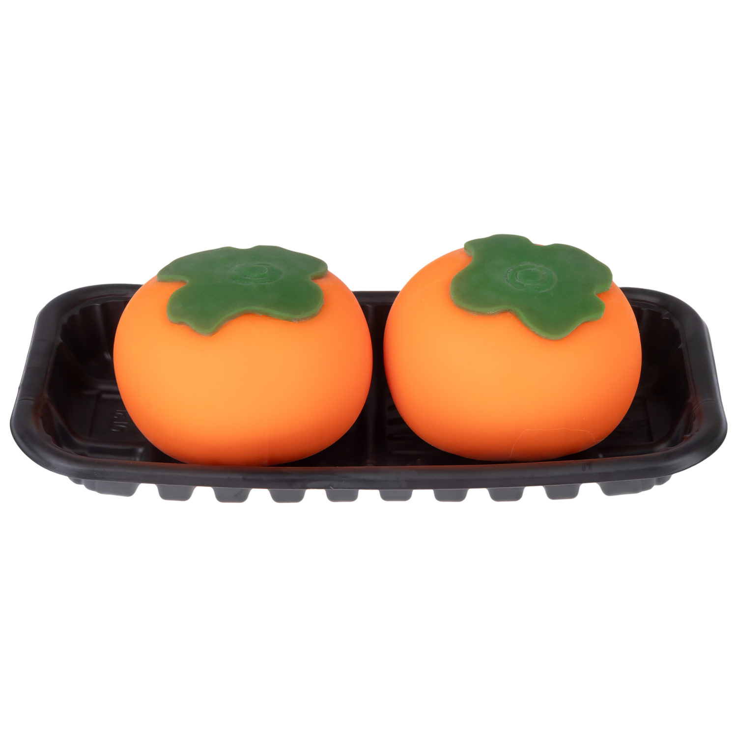 Антистресс-игрушка для рук 1TOY Крутой замес Супермаркет хурма шарон, набор 2 штуки