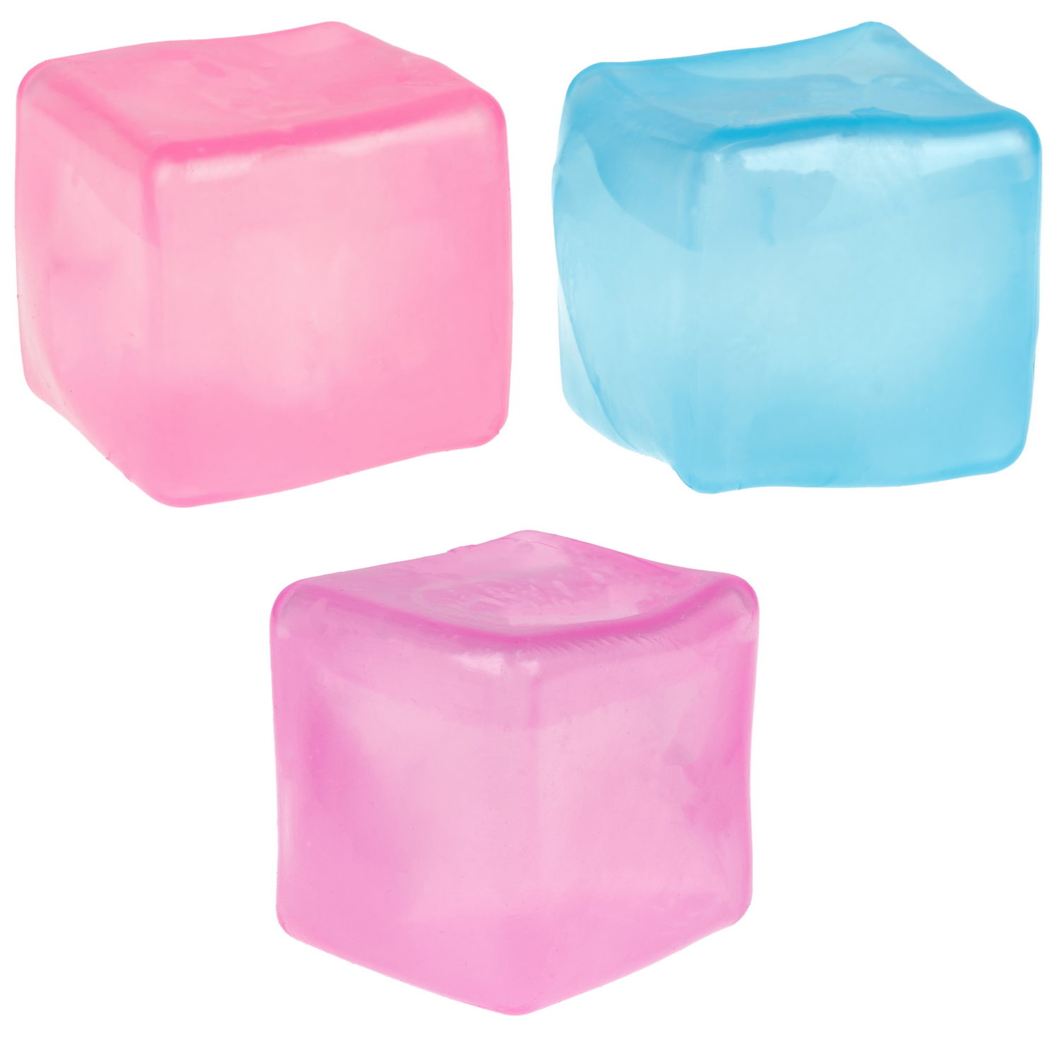 Антистресс-игрушка с эффектом охлаждения 1TOY Крутой замес Холодок куб, 5,5 см