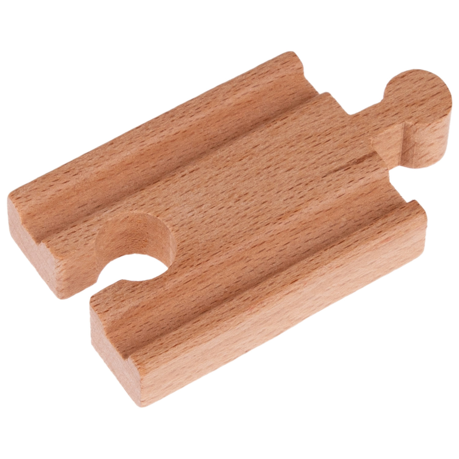 Деревянная железная дорога 1TOY GOODOK с электропоездом, 39 элементов