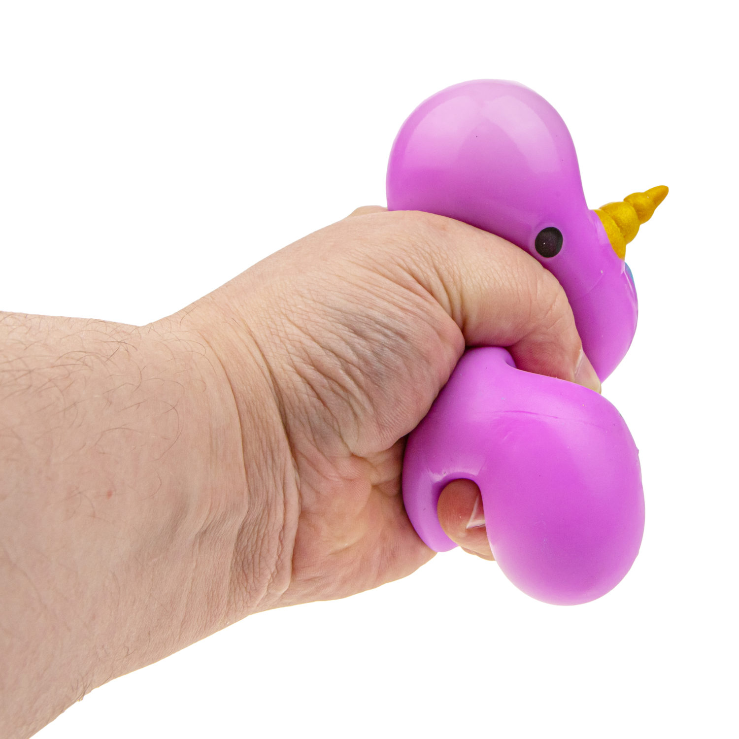 Антистресс-игрушка для рук 1TOY Крутой замес Единорог, жмякалка, мялка, тянучка, 3 цвета в ассортименте