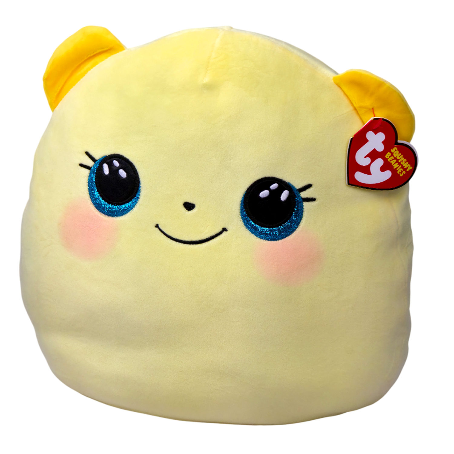 Мягкая игрушка TY Squish-A-Boos жёлтый Мишка Buttercup, 35 cм