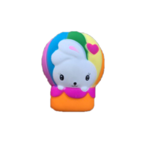 1toy игрушка-антистресс мммняшка squishy (сквиши), зайчик в возд. Шаре, 10см