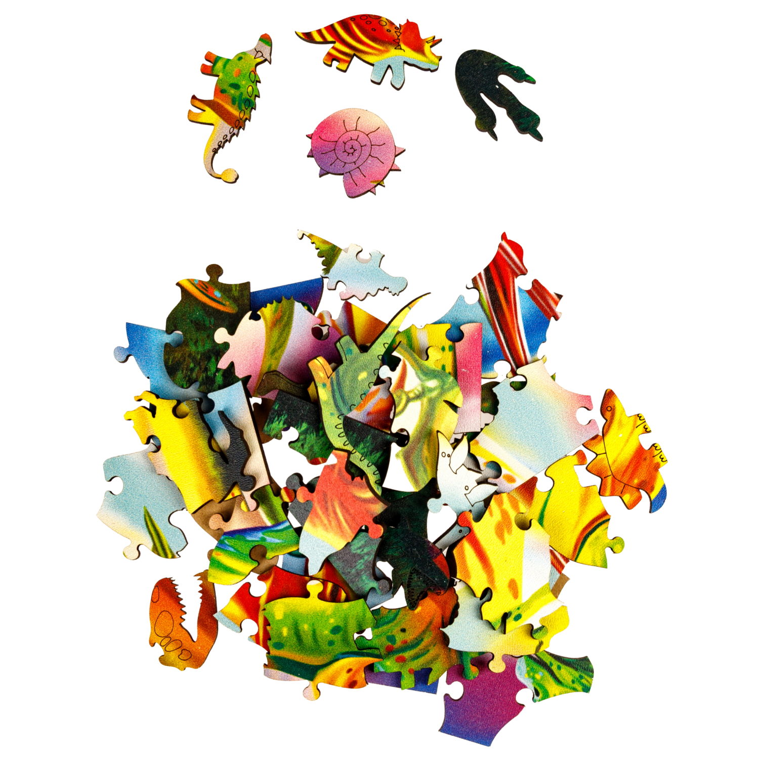 Пазлы Collection Dinosaurs  Брахиозавр, 80 деталей