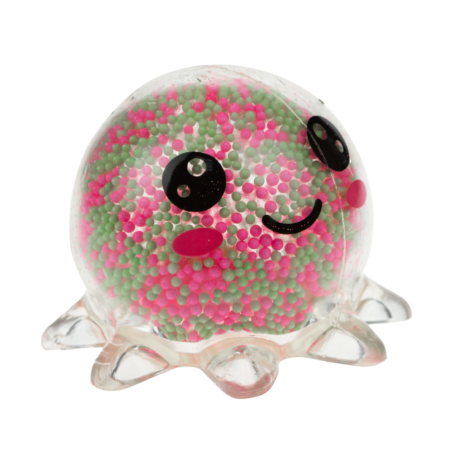 1toy Жмяка осьминог, 8х6,5 см, 3 вида в асс., 12 шт. в д/б