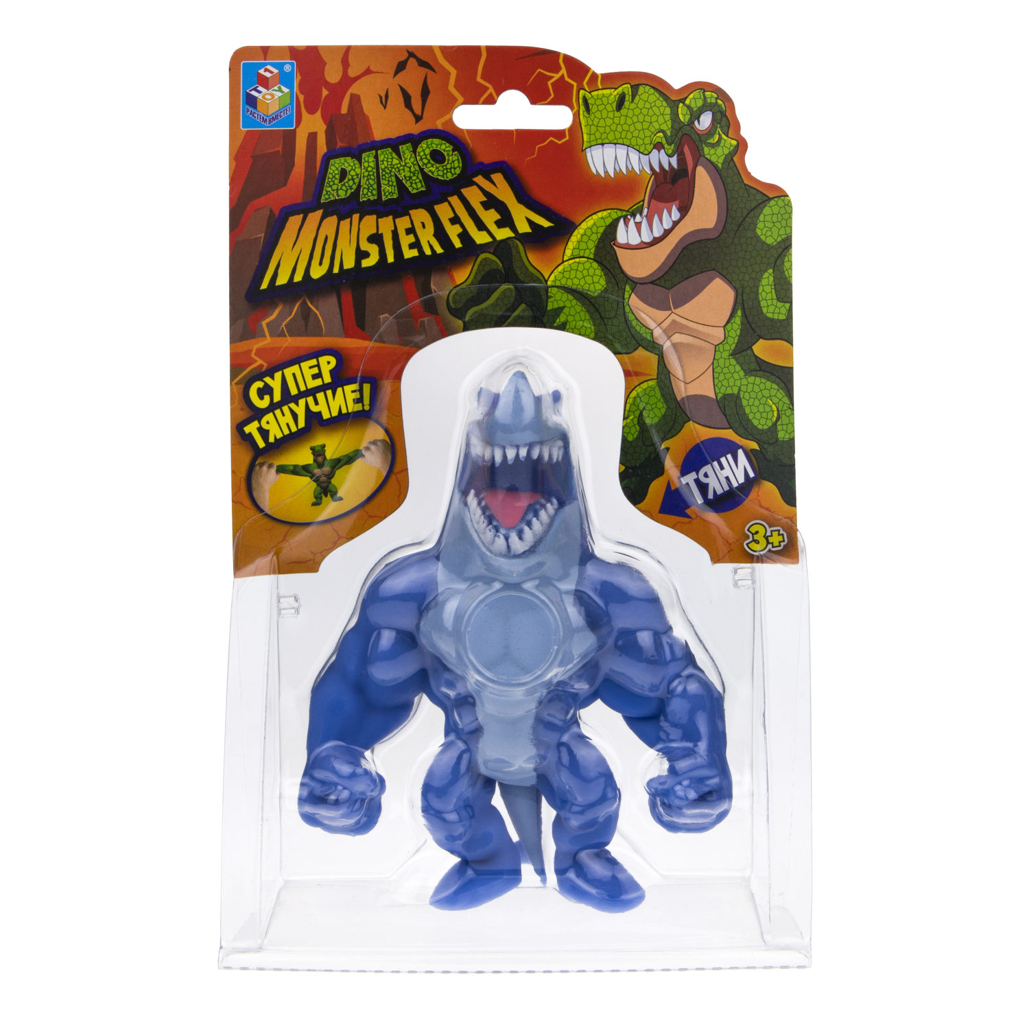 1TOY MONSTER FLEX DINO, тянущиеся фигурки 14см, 14 видов в ассортименте