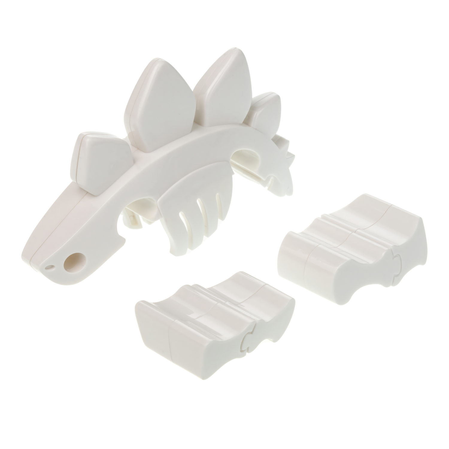 Игрушка динозавр 1TOY 3Dino Magnetic Стегозавр, сборный, с магнитом, для развития моторики и сил рук, цвет в ассортименте 