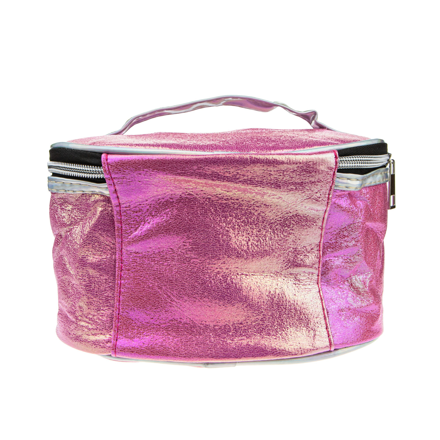 Пенал школьный, косметичка LUKKY Ангел для девочек, девушек, розовый перламутр, 21х13х12 см