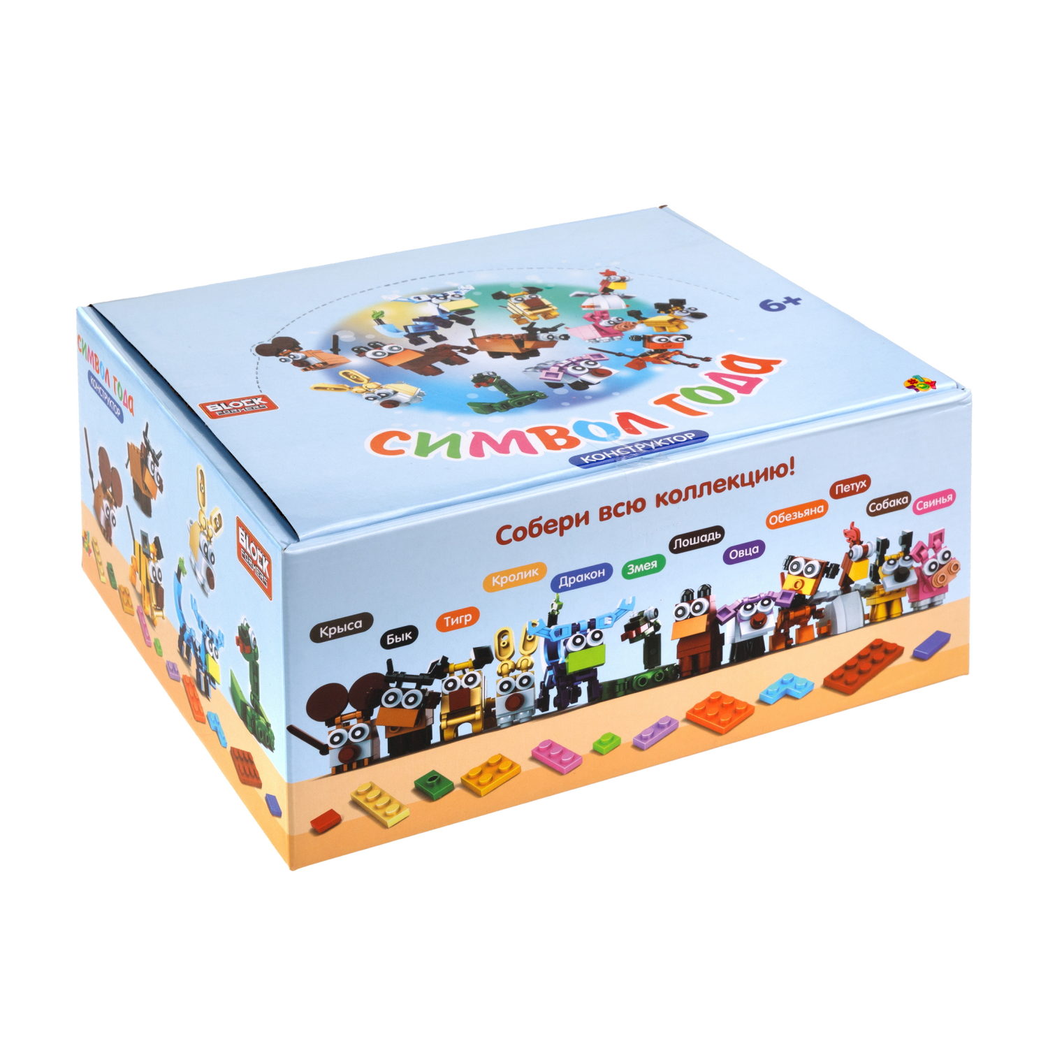 1TOY конструктор Blockformers "Символ года", 12 видов в ассортименте