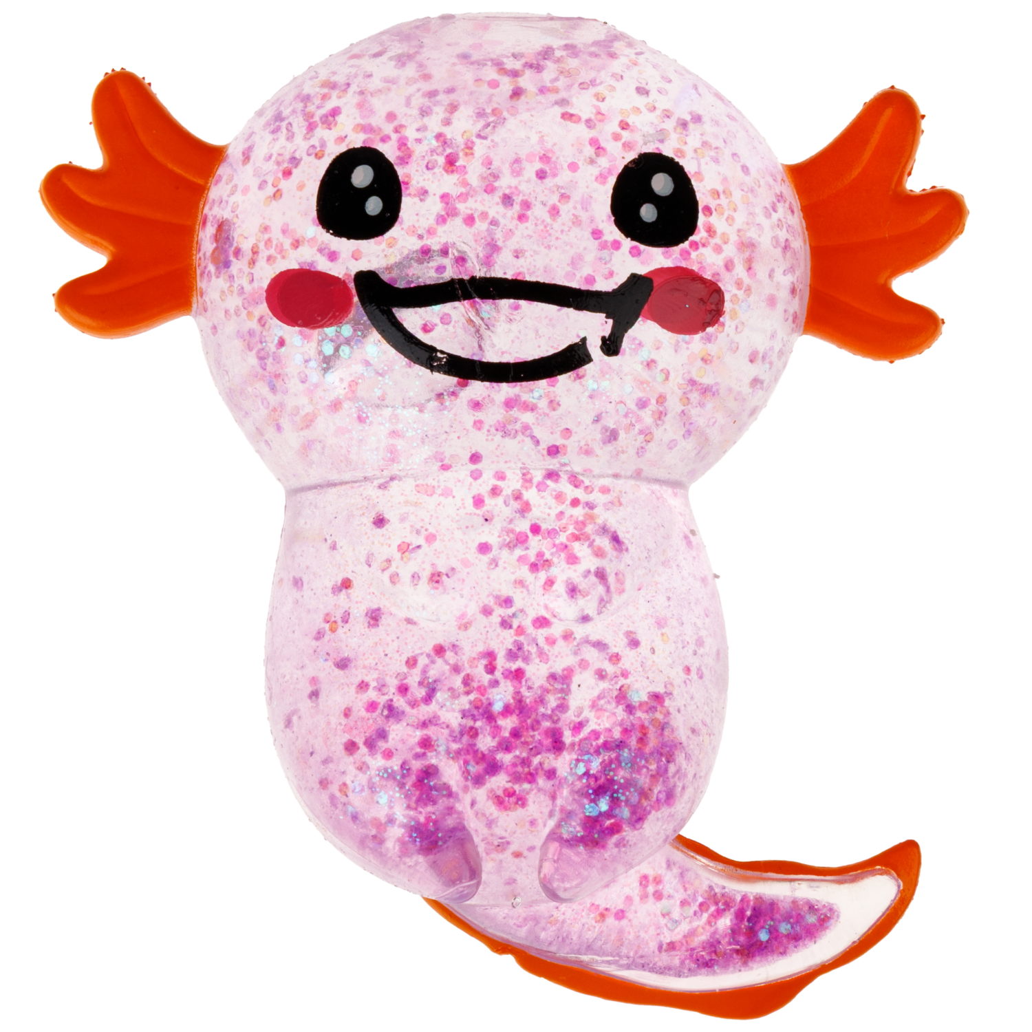 Антистресс-игрушка 1TOY Крутой замес Аксолотль, 11х9х5 см, в ассортименте