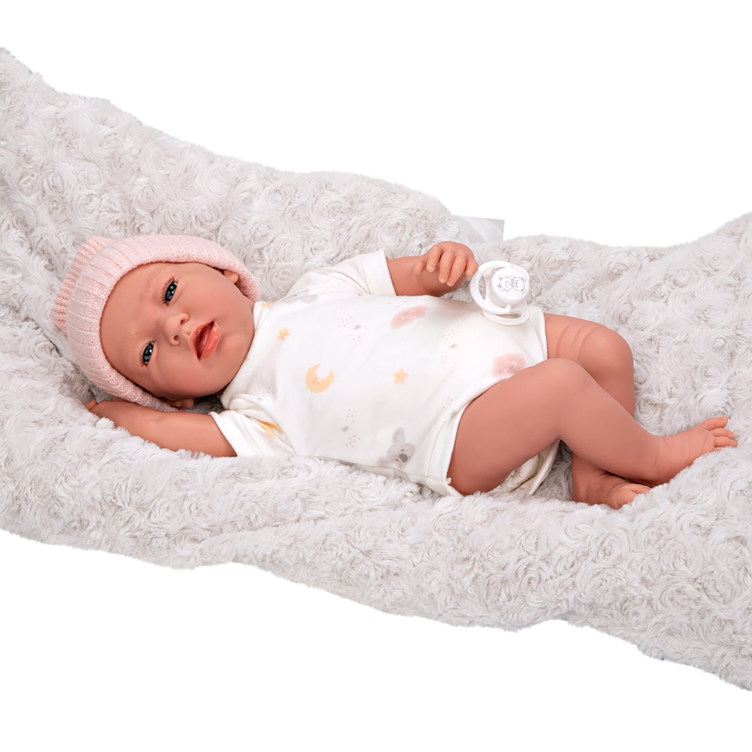 Кукла реборн 40 см ARIAS ELEGANCE Dafne испанская, мягкая с виниловыми конечностями, реалистичная, младенец