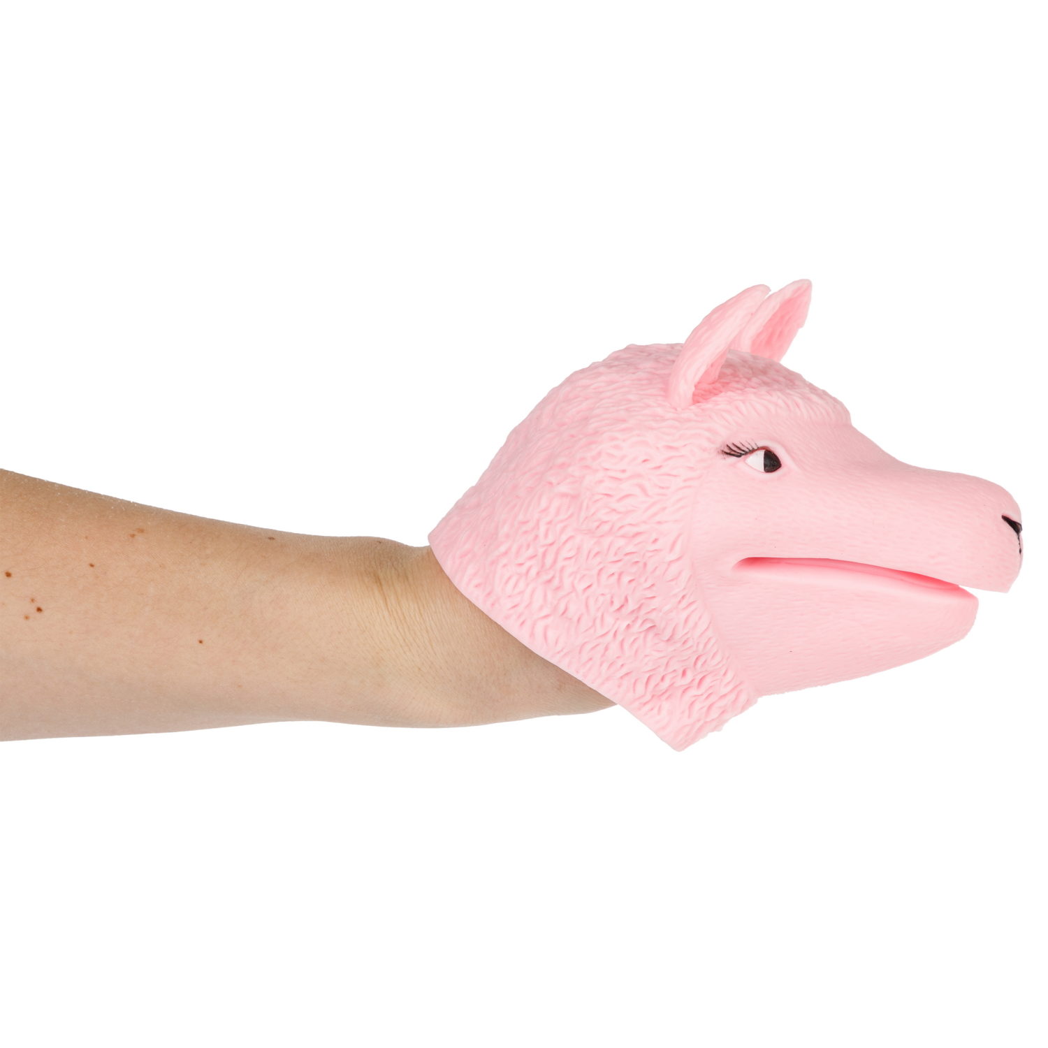 1toy Зверуки большие на руку "Лама", 2 вида в ассортименте