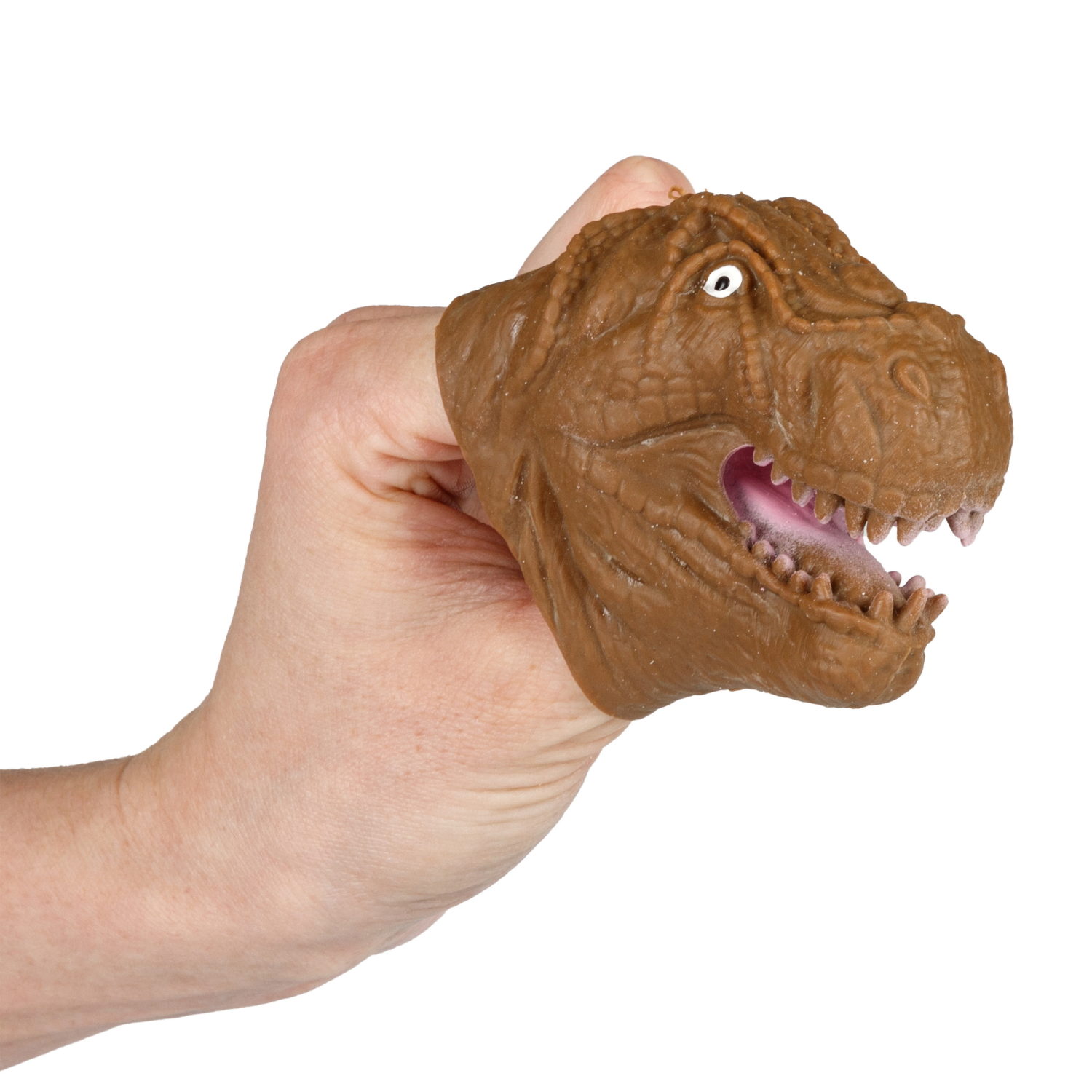 1toy "Зверуки" мини динозавр на руку, 4 вида, 16 шт в д/б