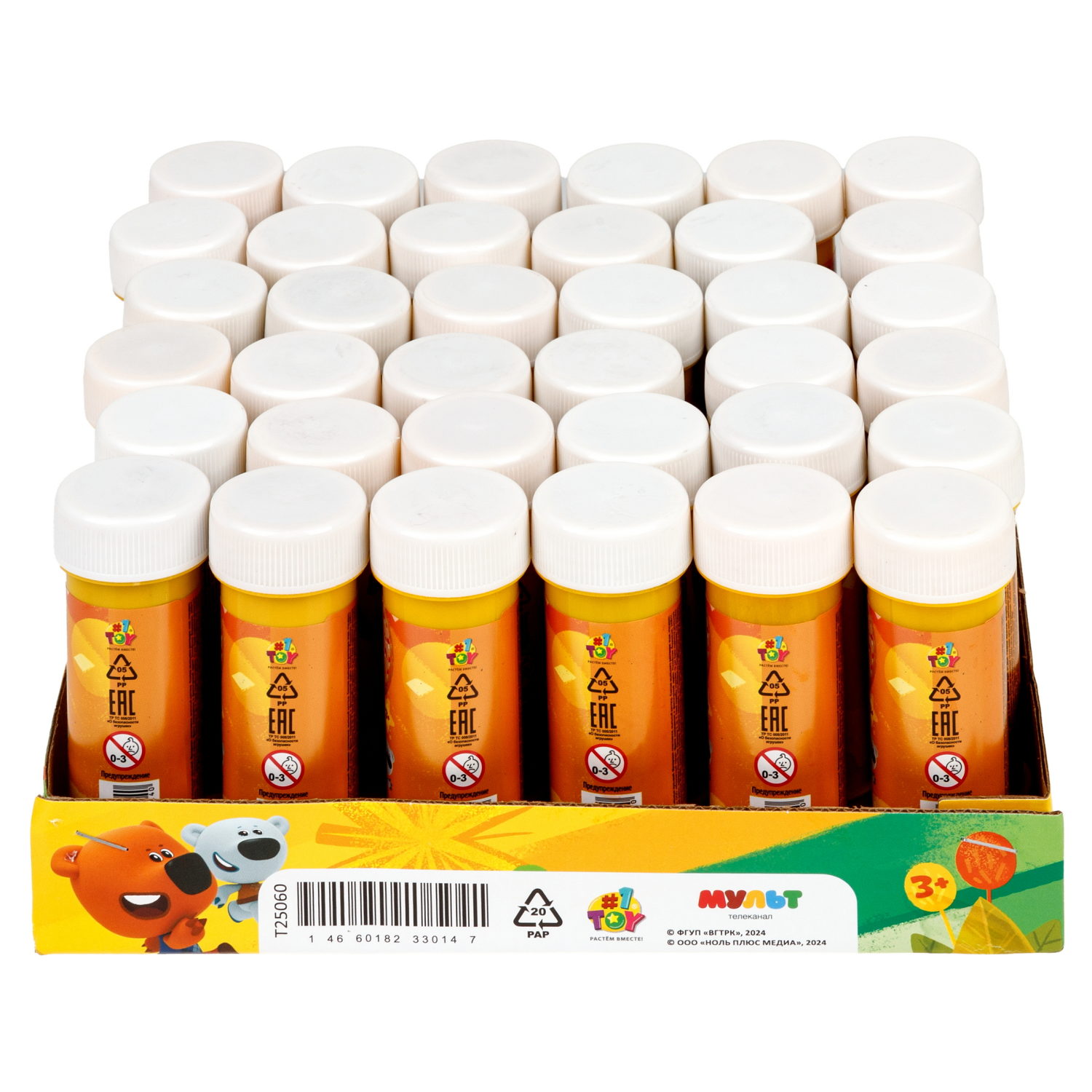 Мыльные пузыри 1TOY Ми-ми-мишки, 60 мл