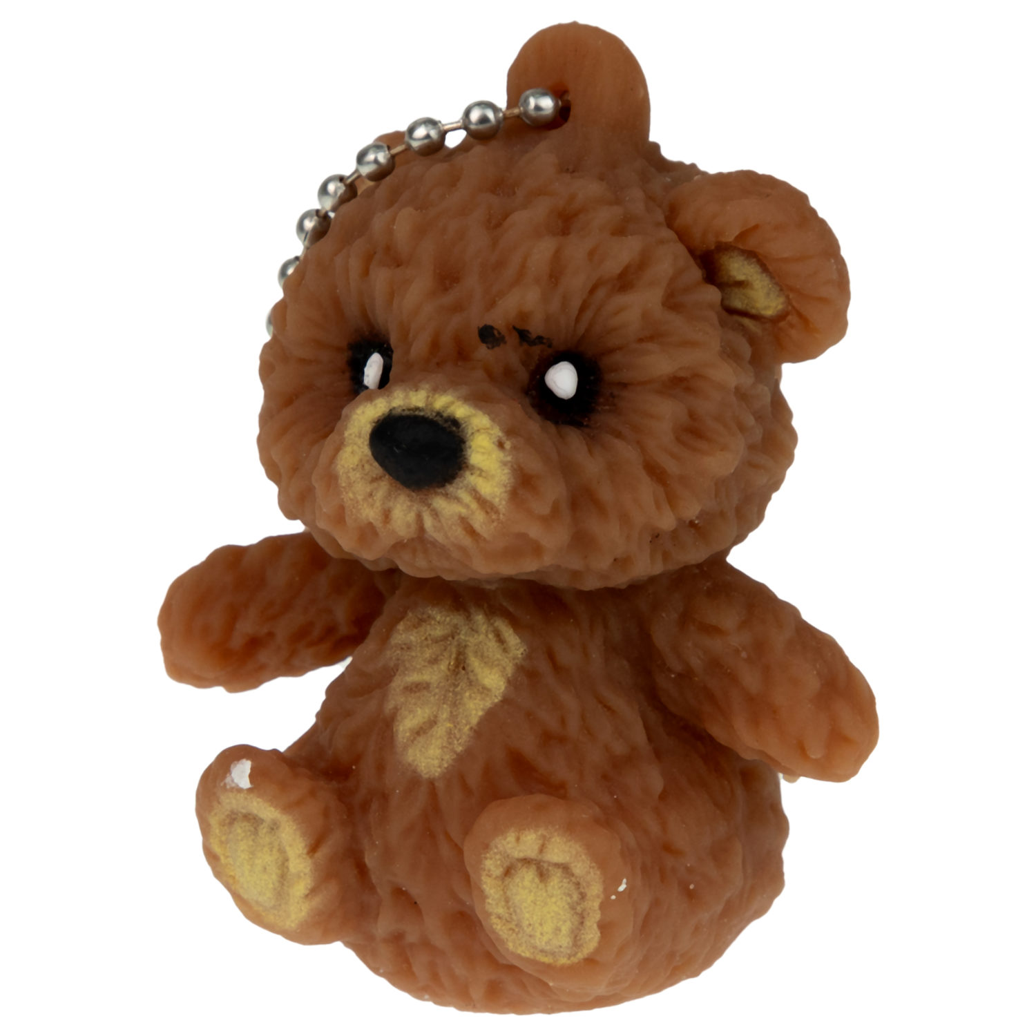 Игрушка антистресс для рук 1TOY Маскарад для зверят мишка - носорог, мягкая, резиновая, сквиш, жмякалка, мялка, брелок детский, для взрослого