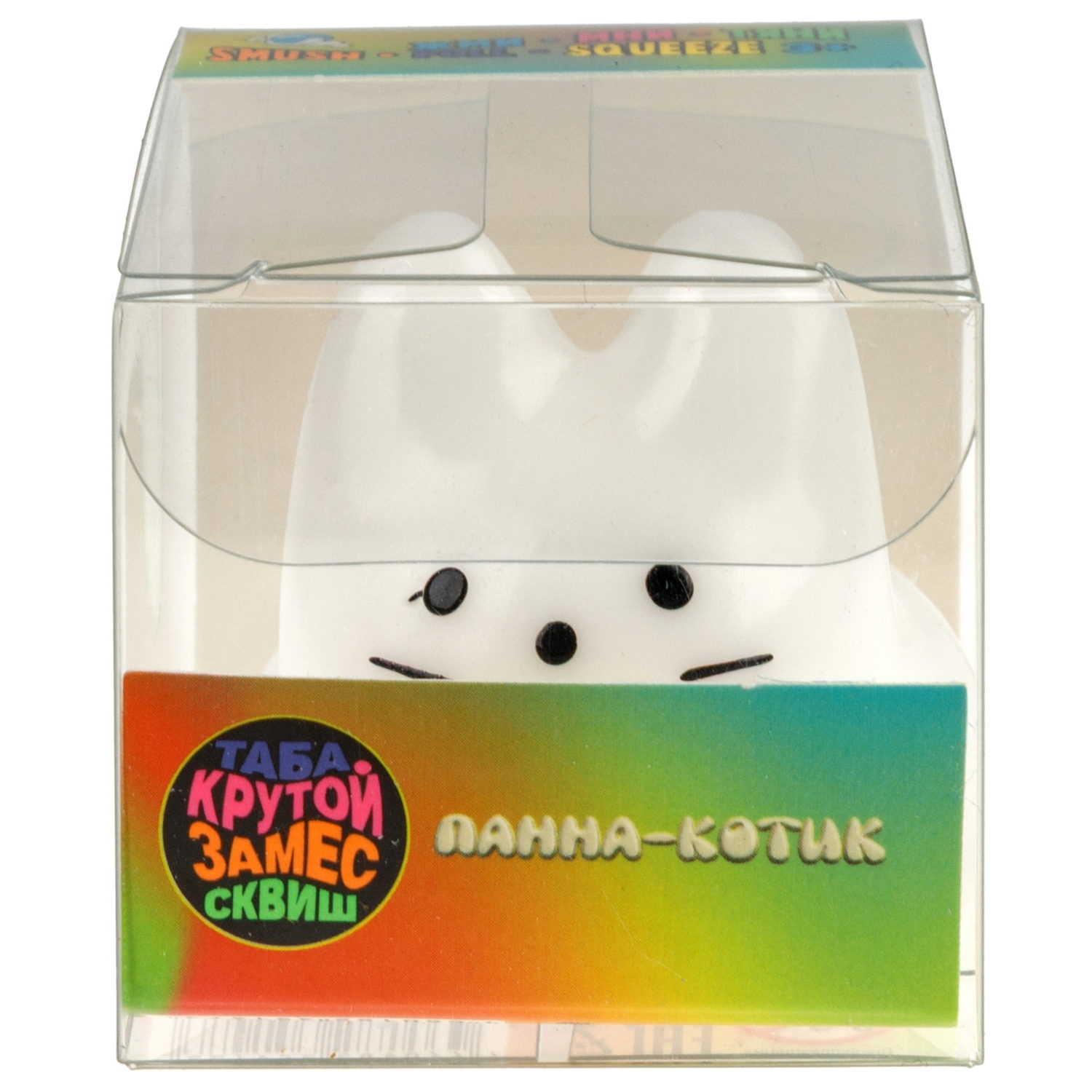 Таба сквиш 1TOY Крутой замес Муссик кот, 4,5х5,5 см