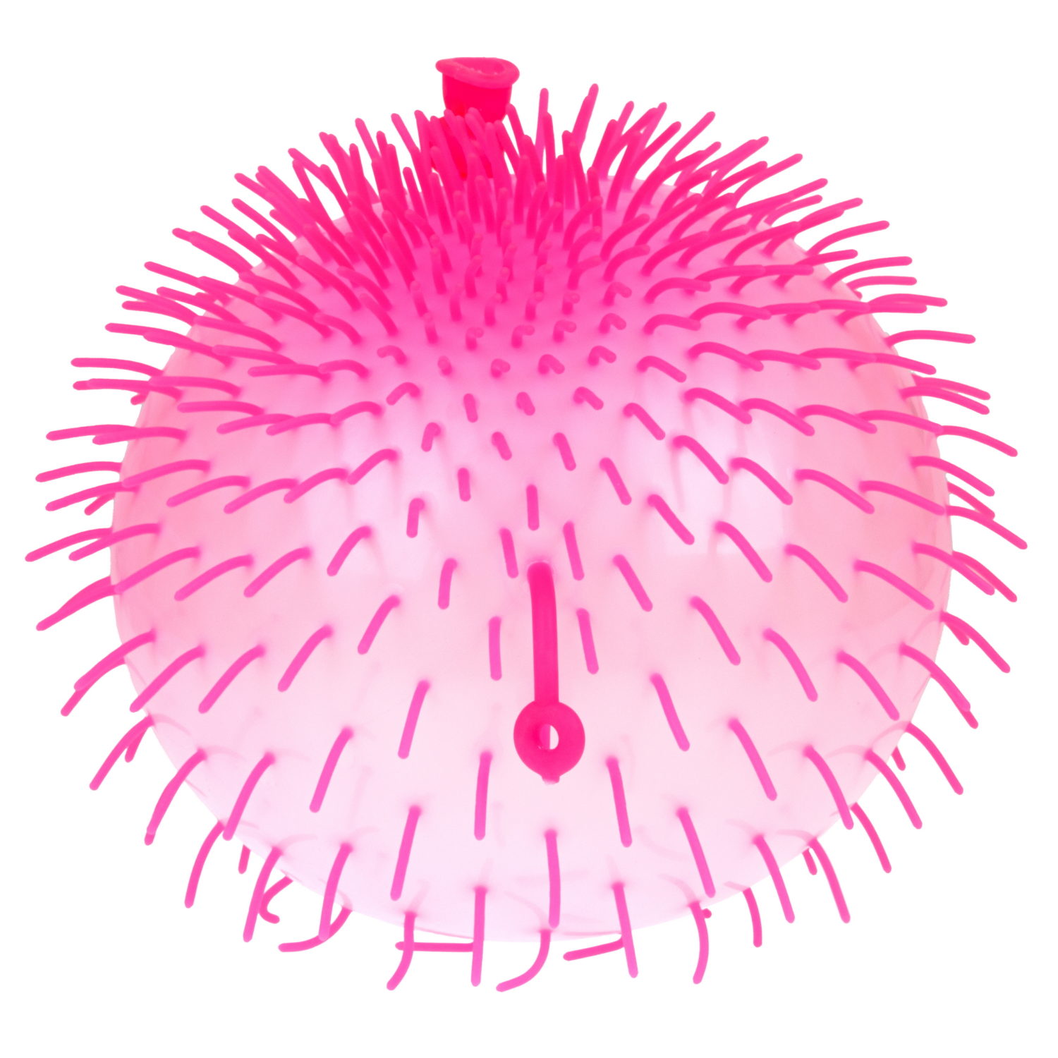 Игрушка ДУТИКИ 1TOY Ёжик йо-йо, максимальный размер 20 см, розовый
