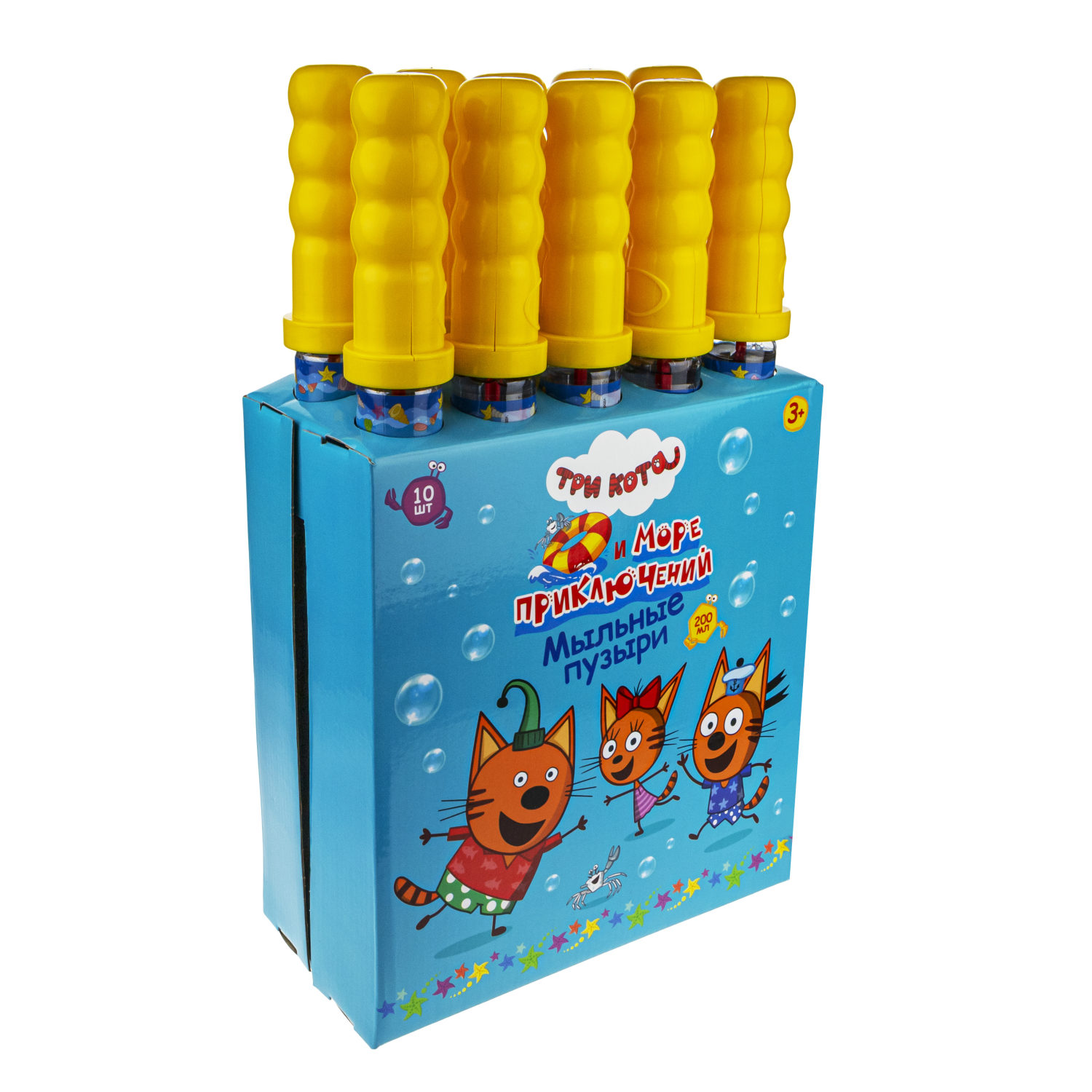 Мыльные пузыри 1TOY Три кота, 200 мл