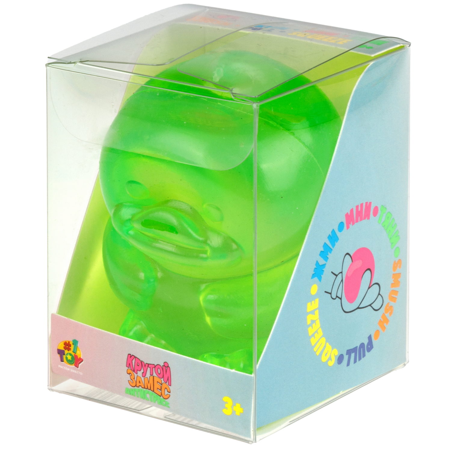 Игрушка-антистресс 1TOY Крутой замес Супергель Утка, 8х5х5 см, в ассортименте