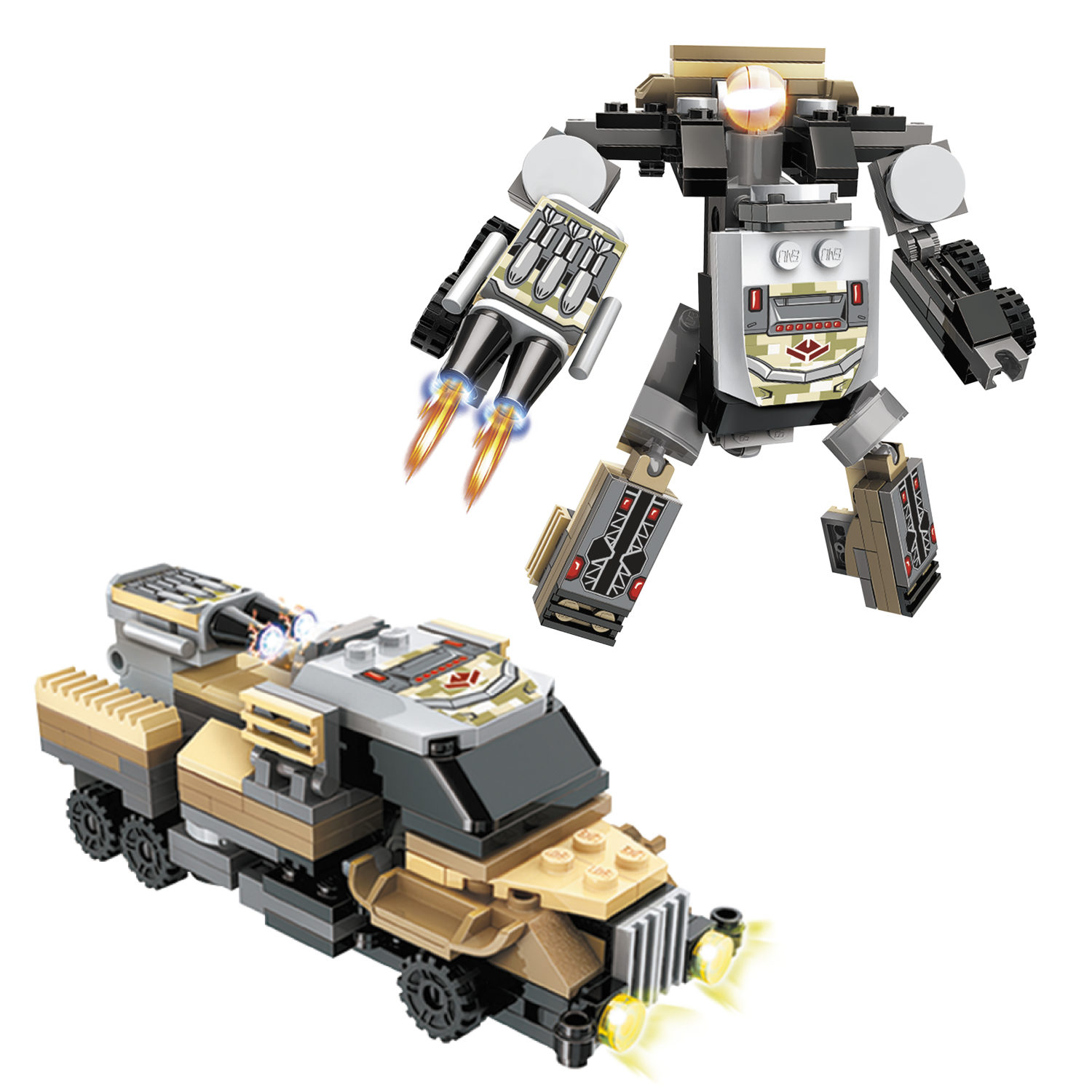 Конструктор  Трансформер BLOCKFORMERS "Терра-транскоммандер" Cерия TRANS CONNECTOR, 6 видов на выбор