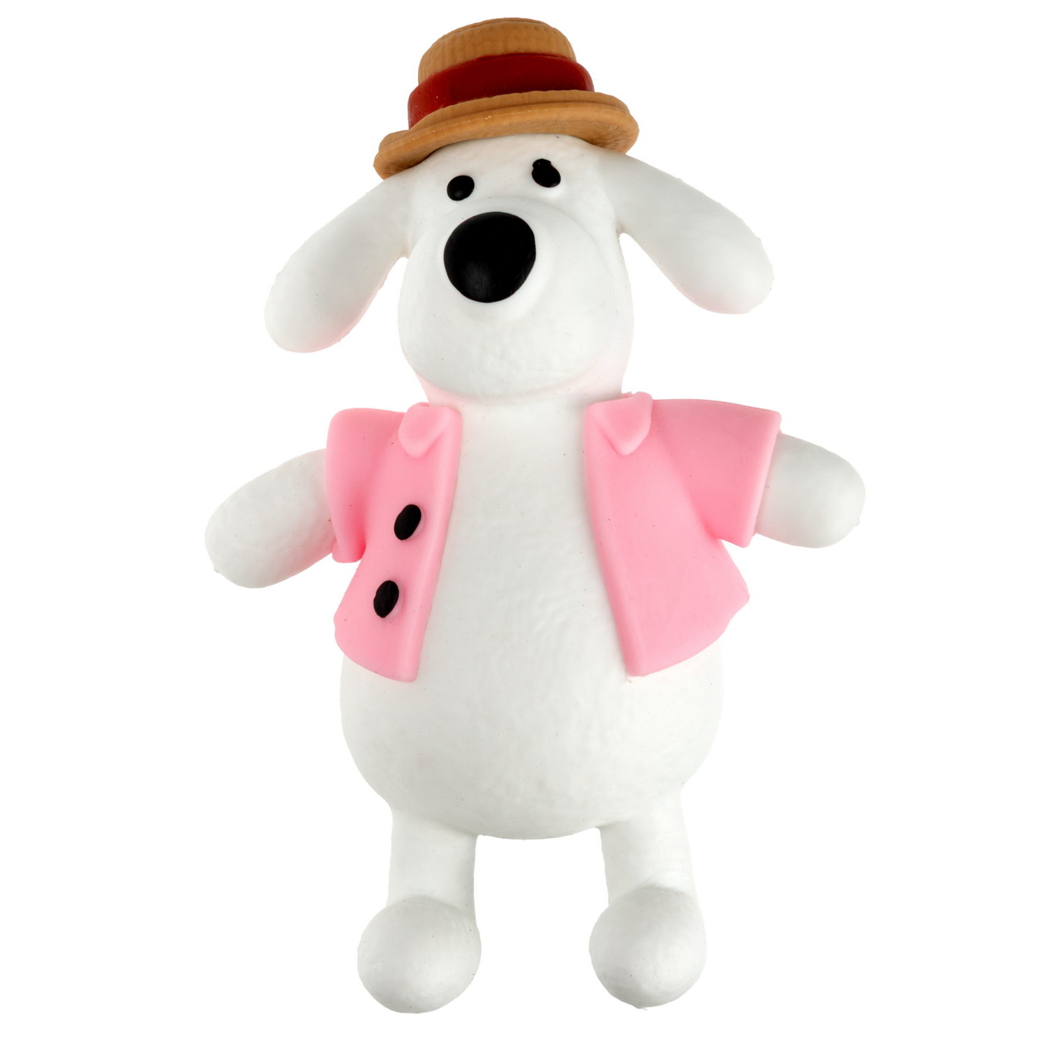 Антистресс-игрушка 1TOY Крутой замес собака в костюме, 15х11 см