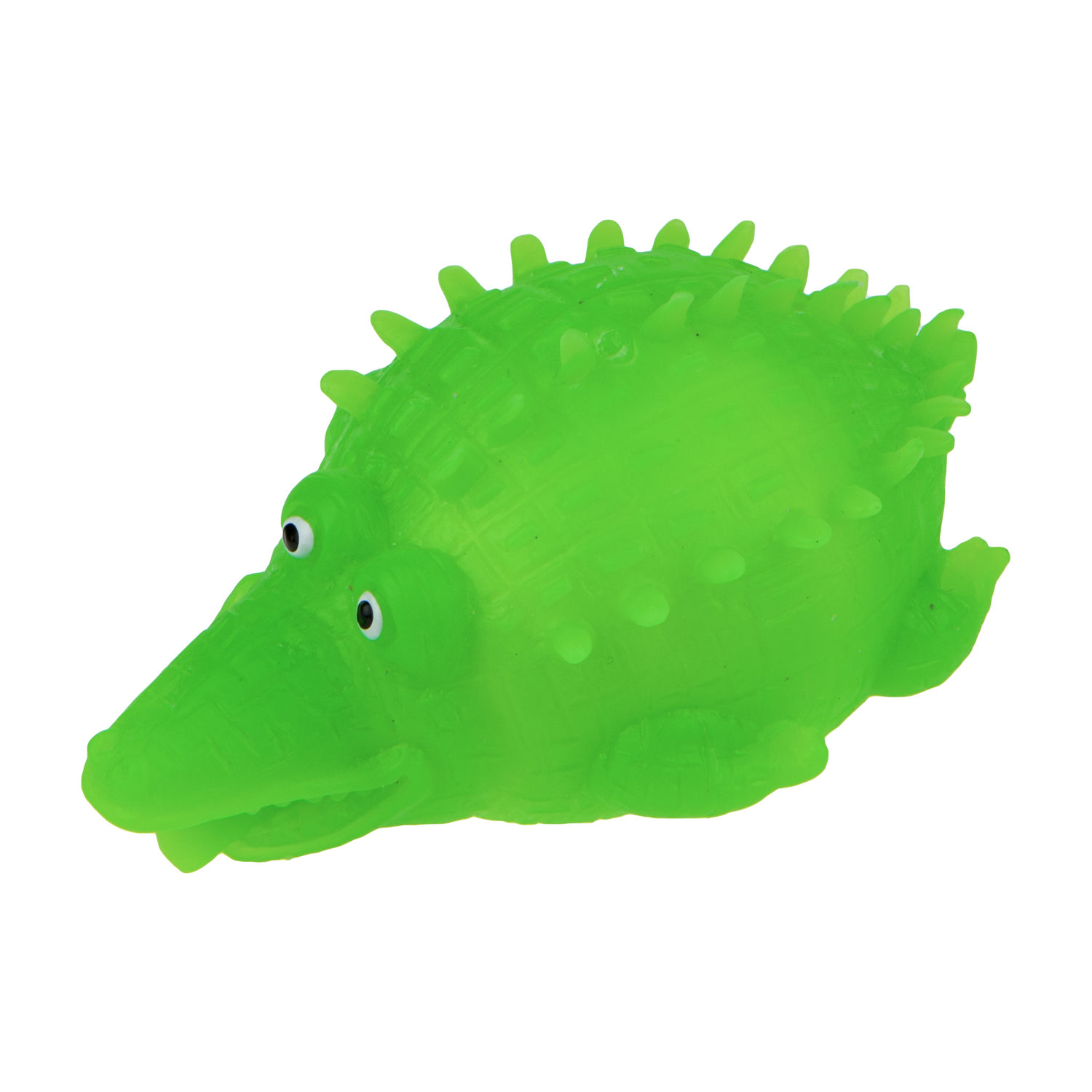Антистресс -игрушка для рук 1TOY Крутой замес Крокодил, жмякалка, мялка, 10 см, 4 цвета в ассортименте