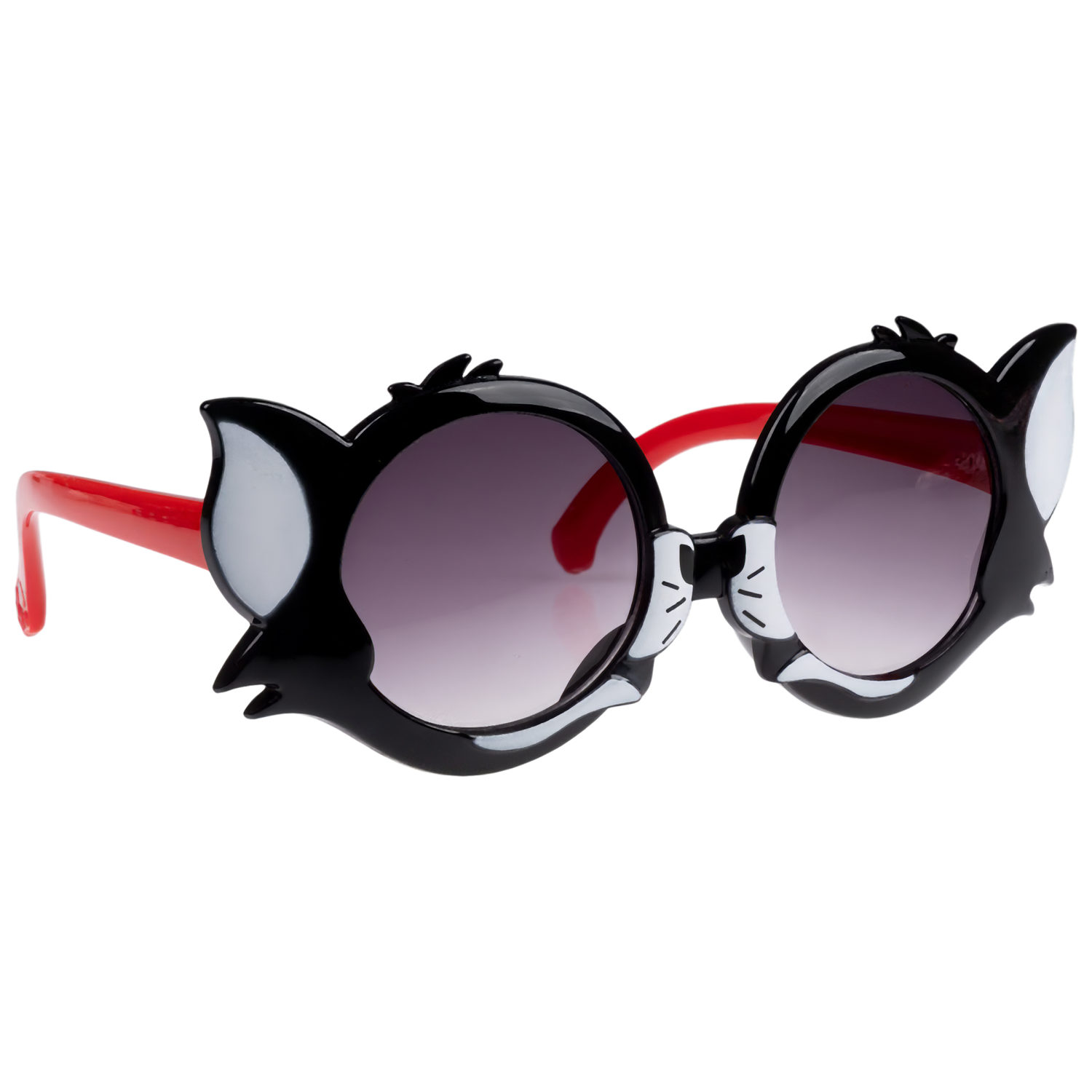 Солнцезащитные очки для детей и повязка для волос Lukky Fashion "Милая Кошечка", черный цвет