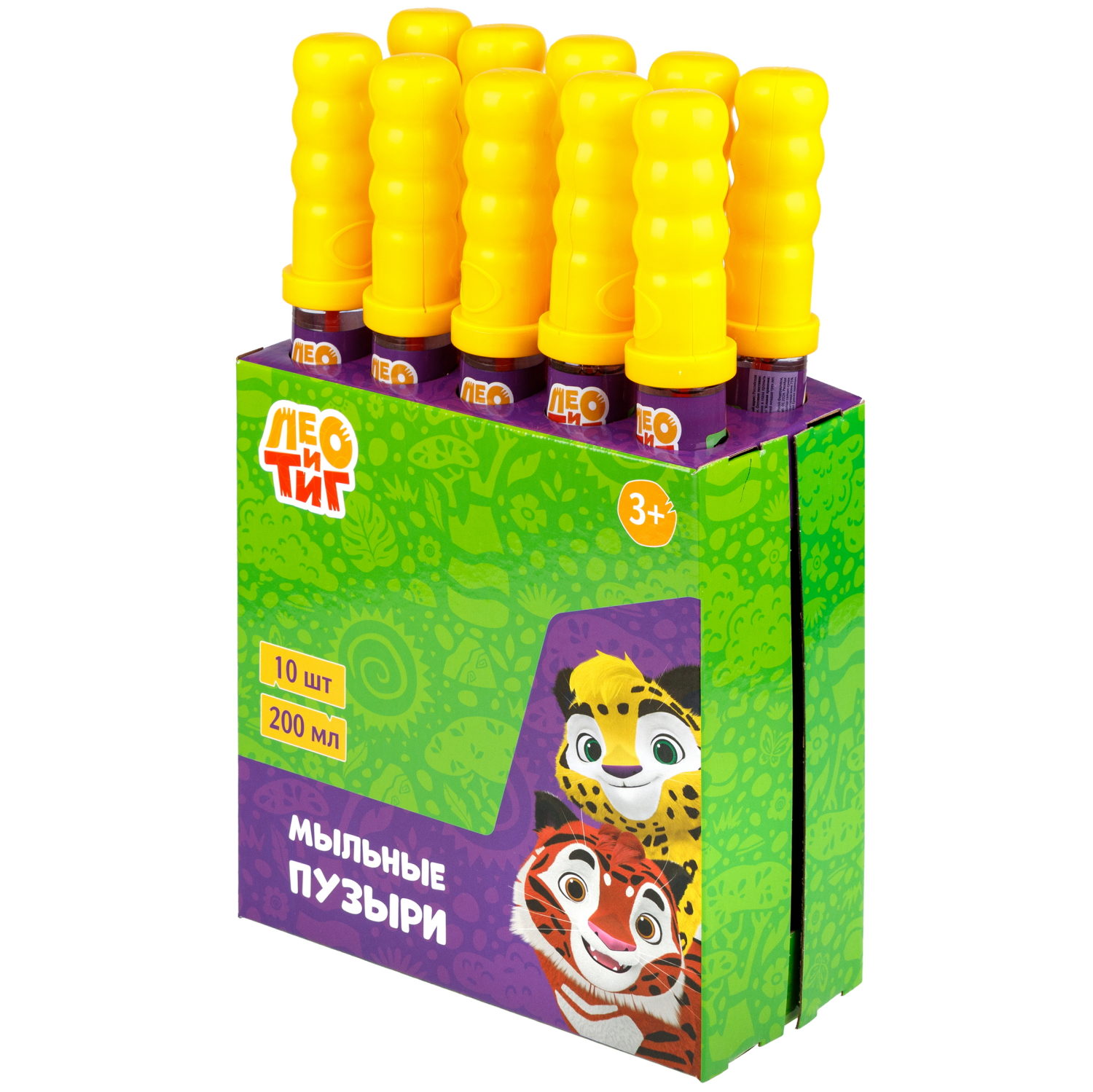 1TOY Лео и Тиг, мыльные пузыри, 200 мл