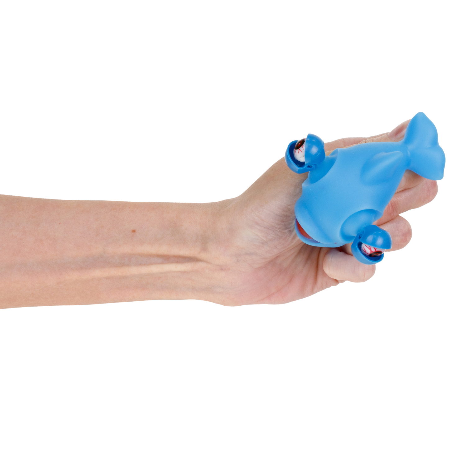 Игрушка антистресс для рук 1TOY пучеглаз Акулы, резиновая, мялка, жмякалка, для детей, для взрослого