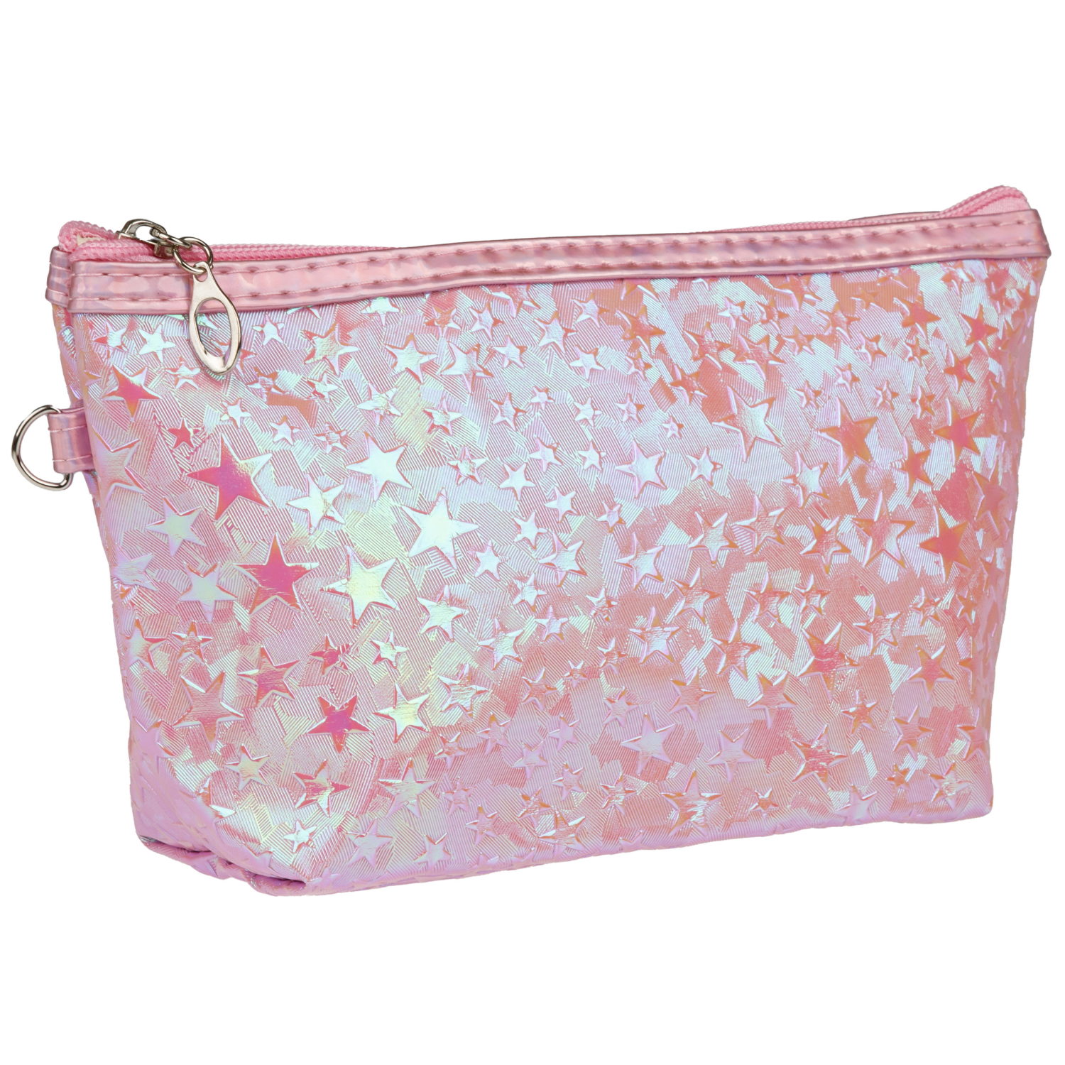 Косметичка блестящая Lukky Holographic Stars, 23,5*14*7 см
