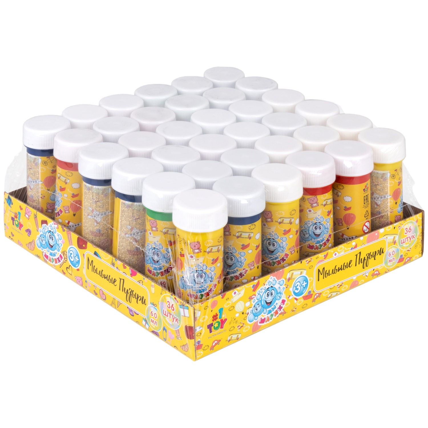 Мыльные пузыри 1TOY Мы-шарики!, 60 мл