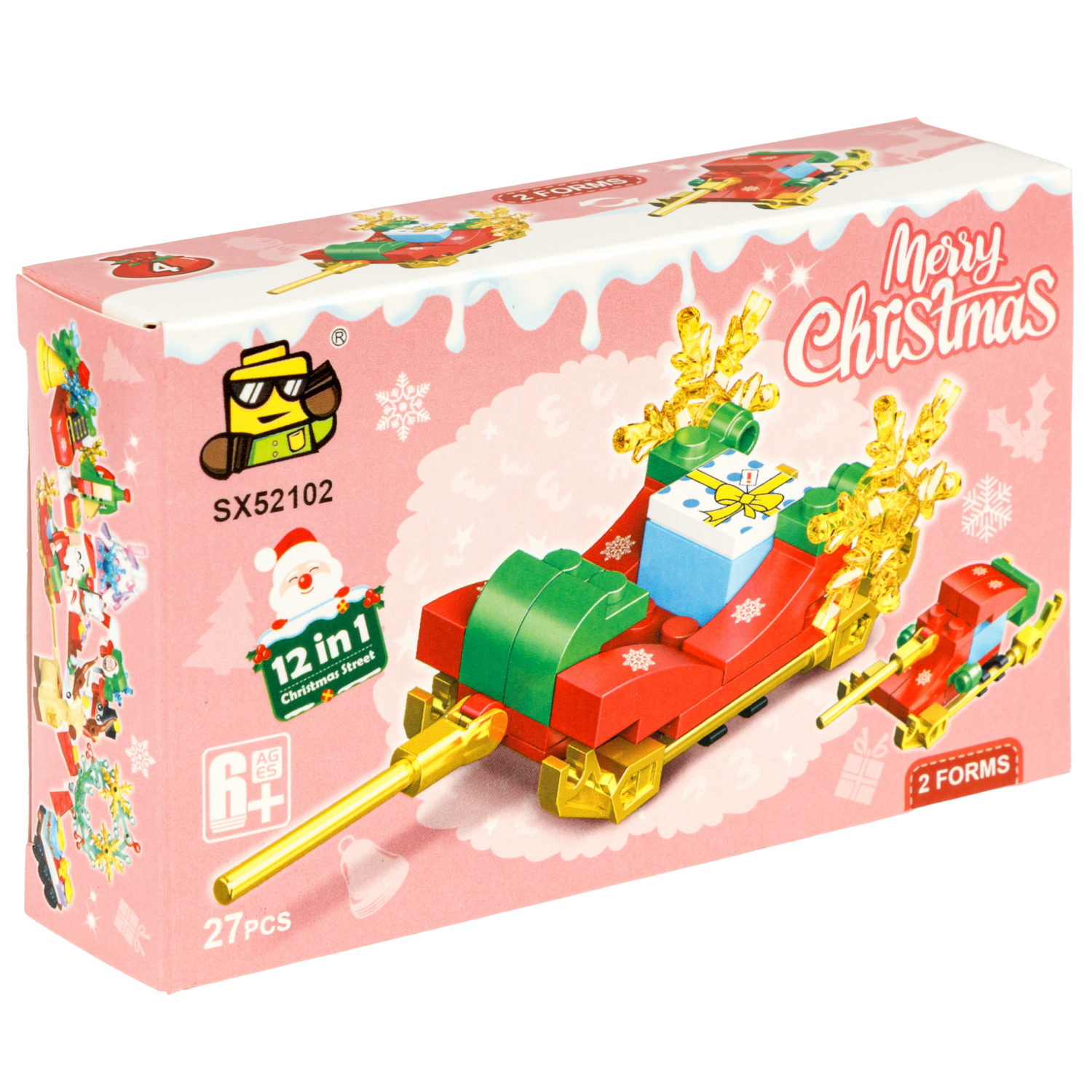 Конструктор 1TOY Blockformers С Новым годом! 12 видов, от 23 до 29 деталей