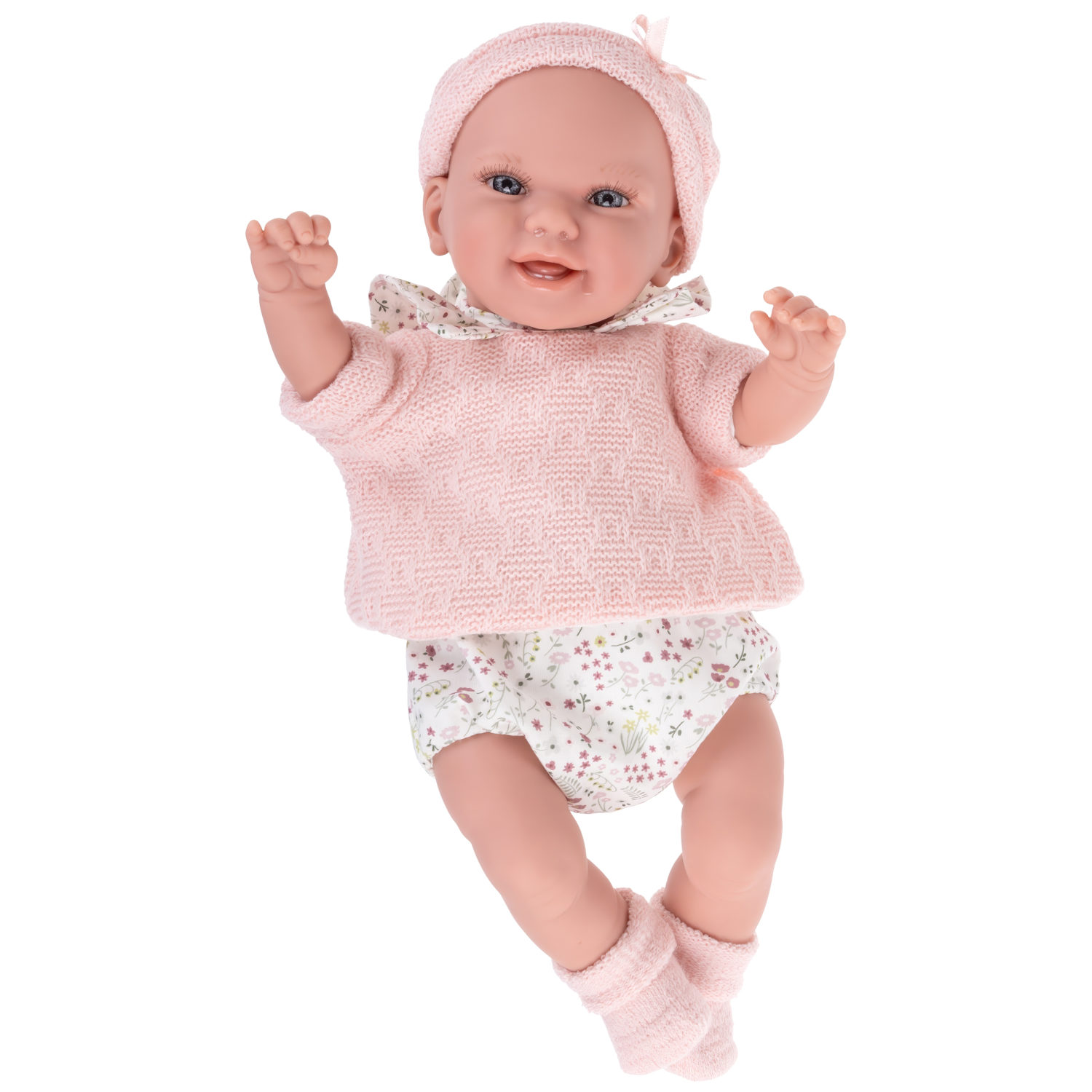 Испанская кукла для девочки Arias reborn, мини реборн, пупс, реалистичная, мягкая, мягконабивная, 35 см