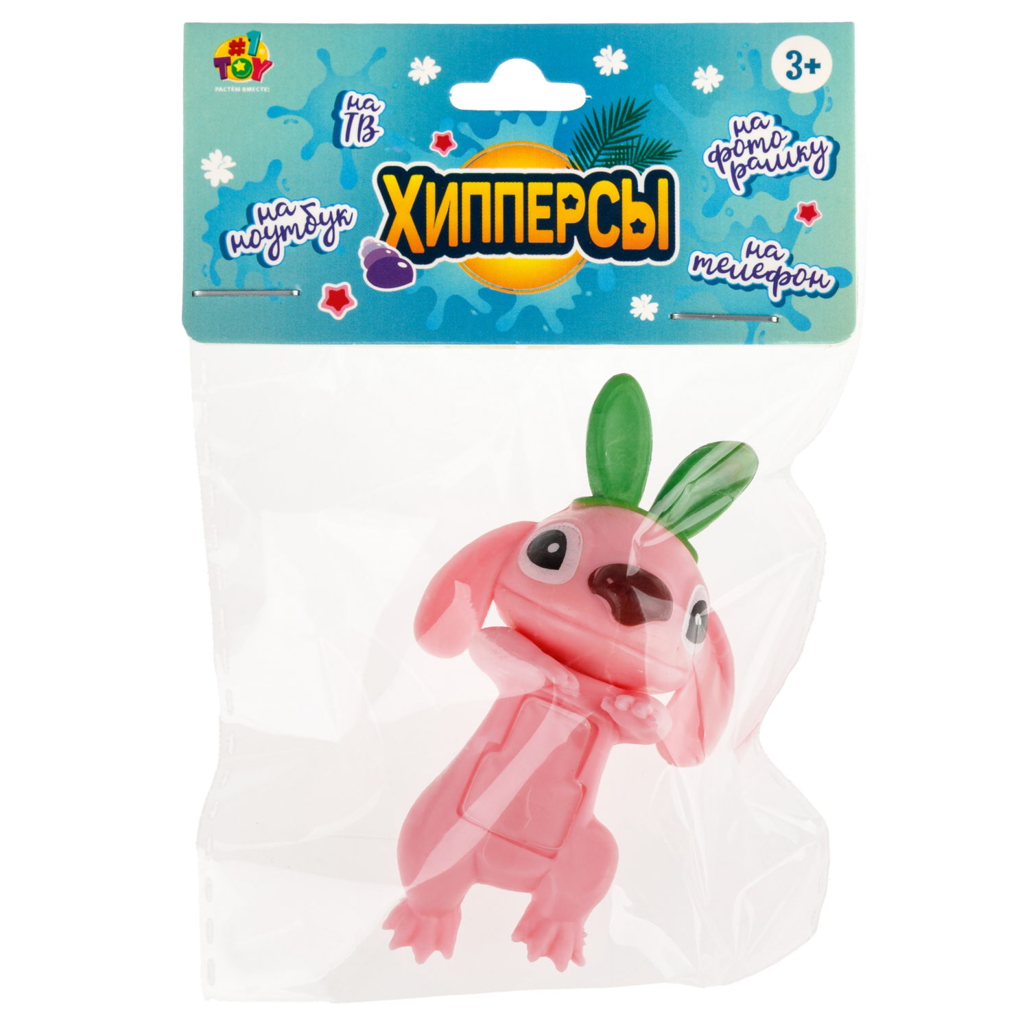 Игрушка-фигурка 1TOY Стич на клейком слое, в ассортименте