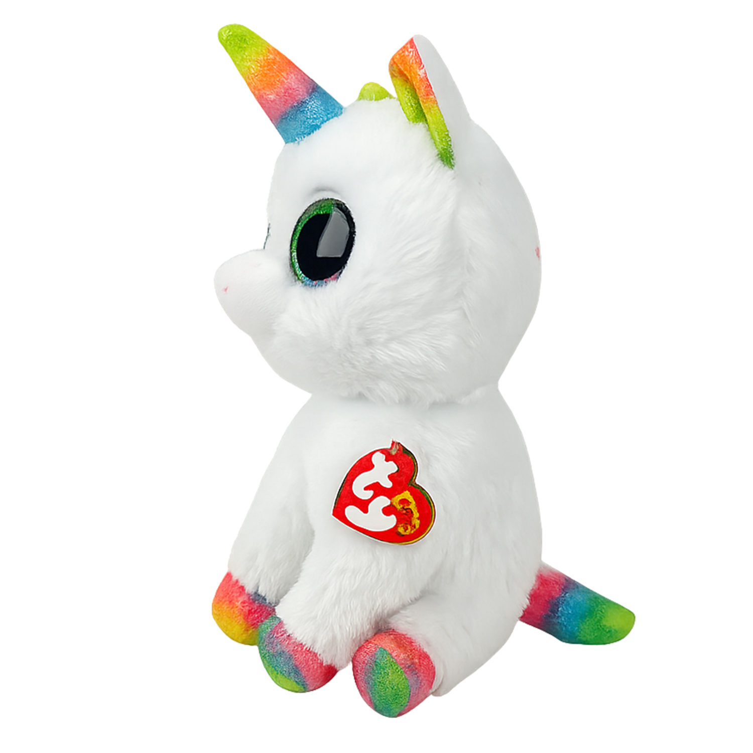 Мягкая игрушка TY Beanie Boo's  Единорог белый Pixy, 25 см