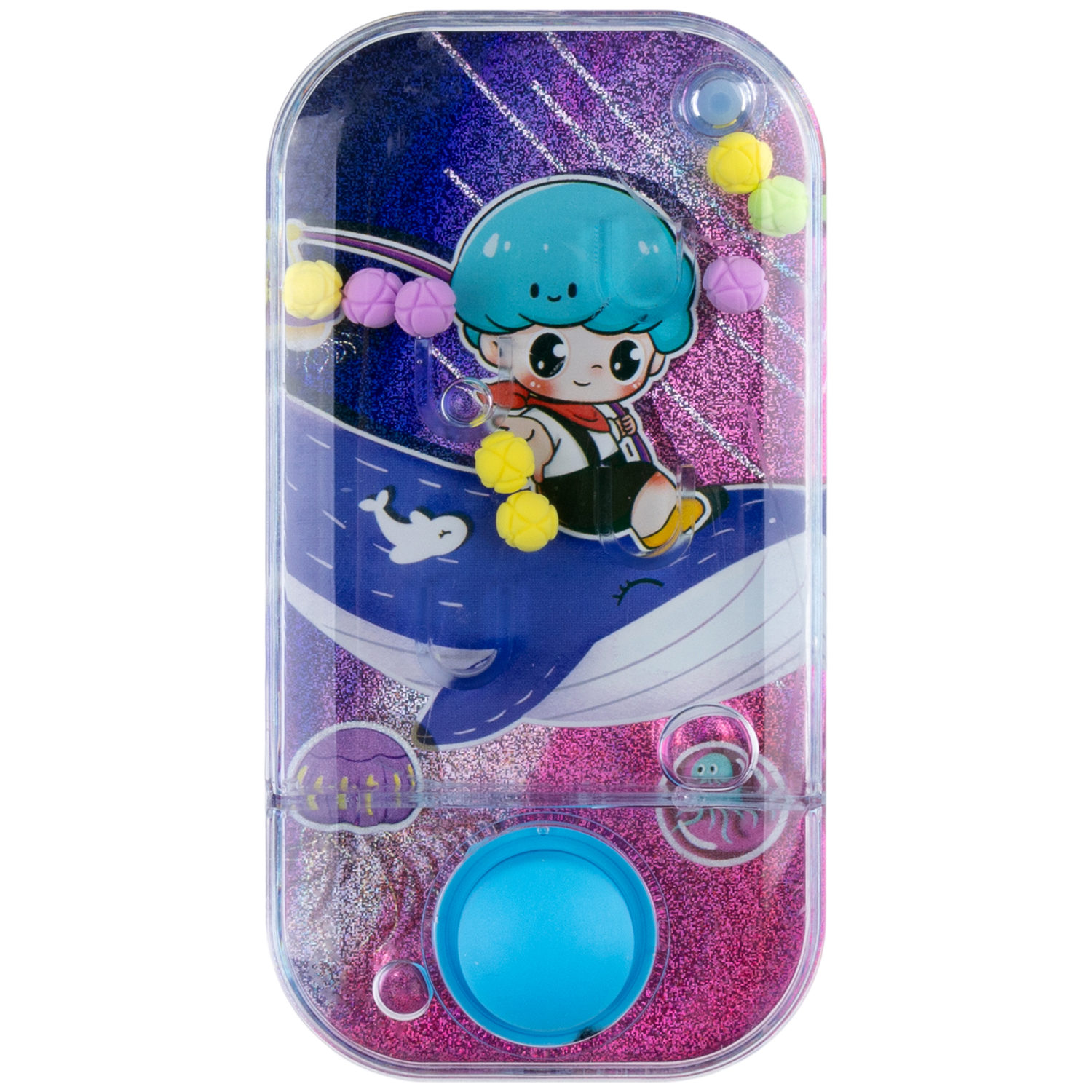 1TOY Игра с водой забрось мячики дайверы, 3 вида в асс. 11,5*6*2см, 24 шт в дисплей боксе