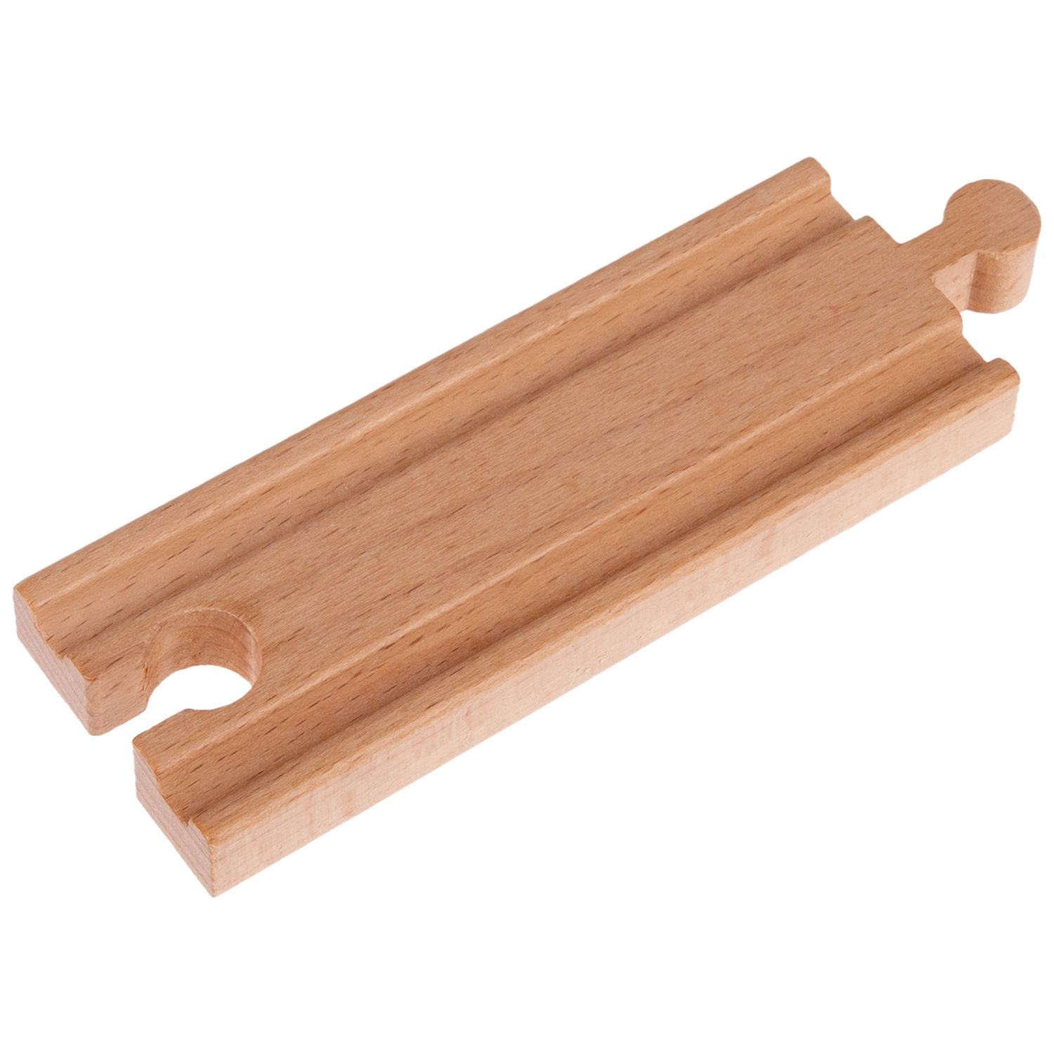 Деревянная железная дорога 1TOY GOODOK с электропоездом, 39 элементов