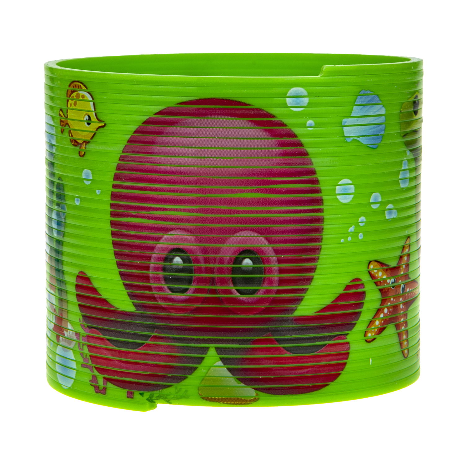 1TOY пружинка Радуга-Дуга морские обитатели, 4 вида в ассортименте