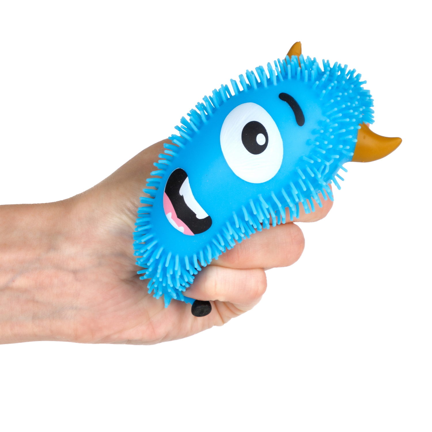 Игрушка-антистресс для рук 1toy Йо-Ёжики, "Монстр" 10 см, со светом, 4 вида в ассортименте