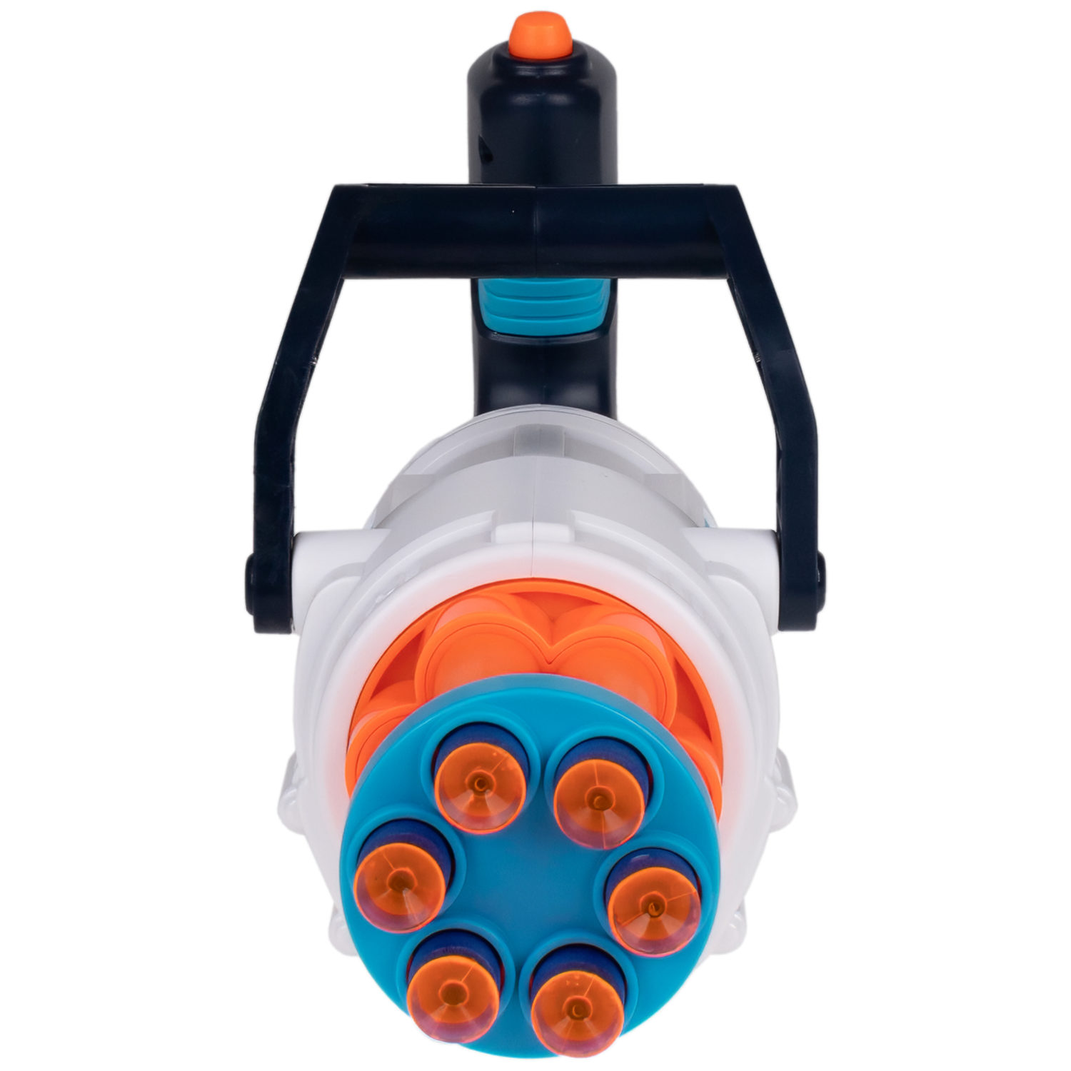 1toy Funmax "M14" бластер механический, 6 стволов, 10 снарядов с присосками