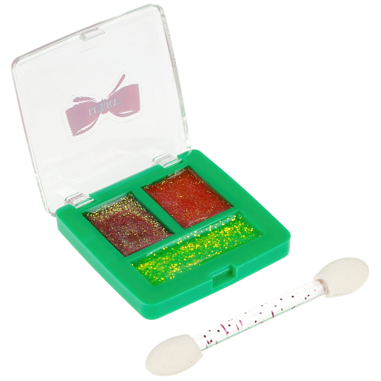 Lukky Бьюти Джем,гель-тени д.век с блёстками,тропический коктейль,2,5 гр,блистер 1