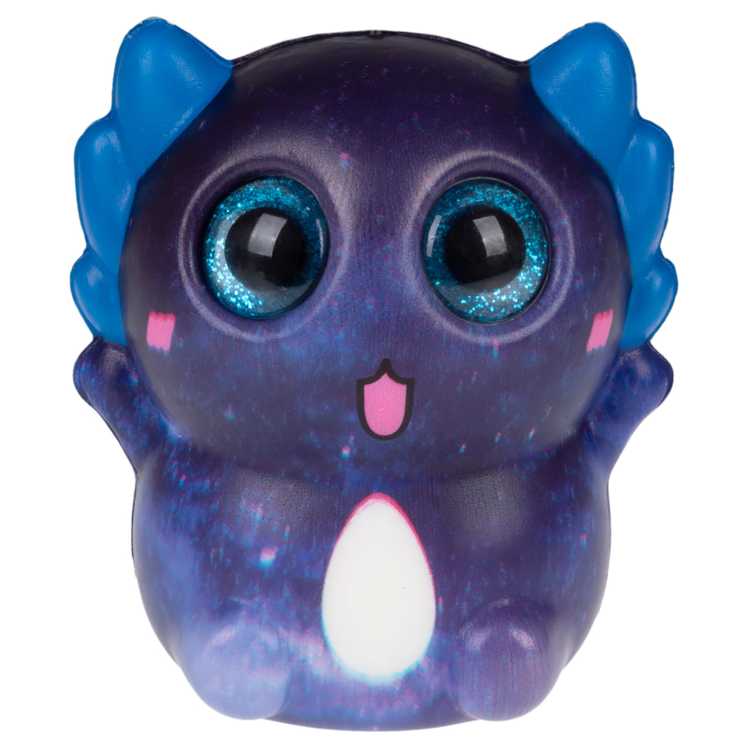 Глазастый сквиш 1TOY Аксолотль, игрушка-антистресс для рук, жмякалка, 9х7,8 см, 6 видов в ассортименте