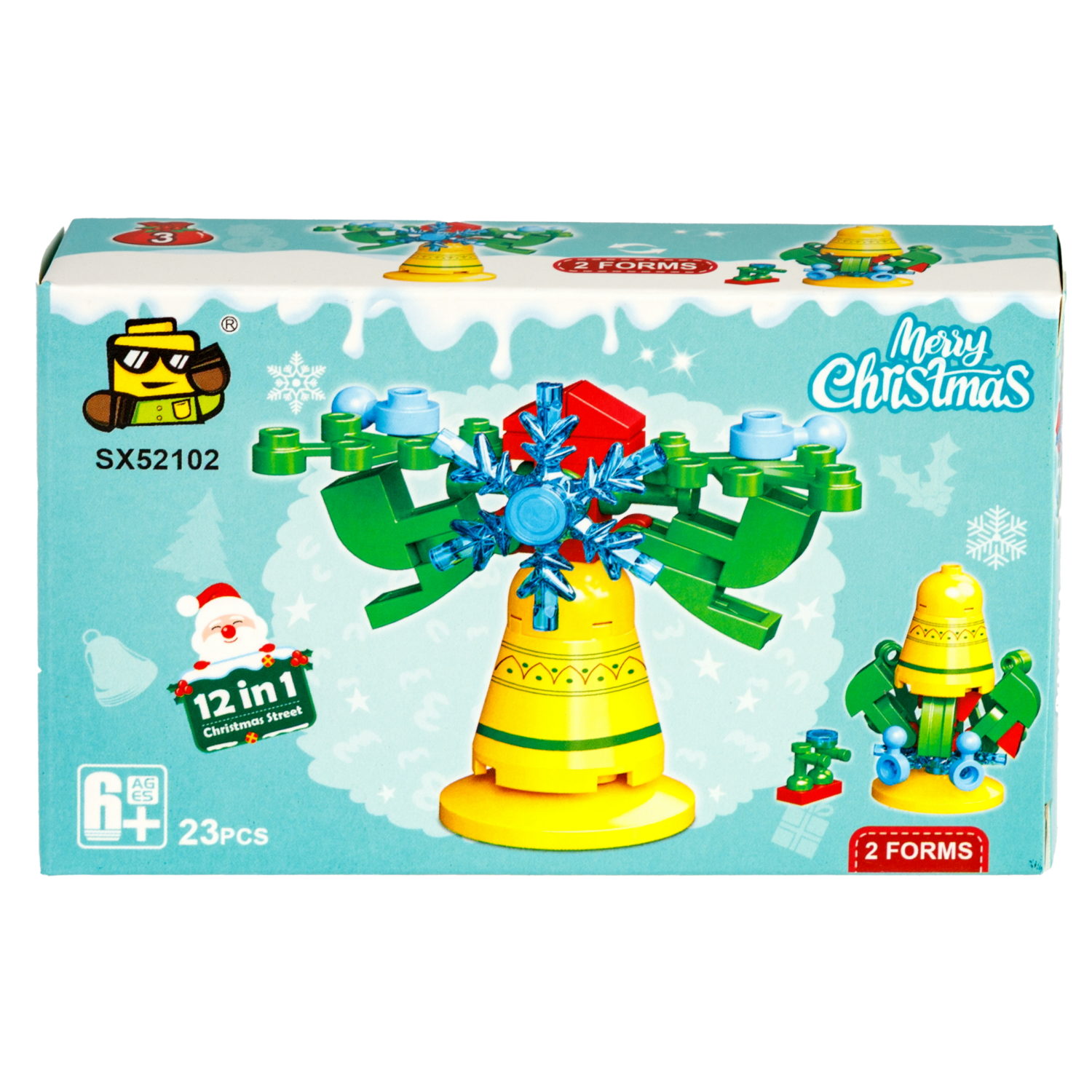 Конструктор 1TOY Blockformers С Новым годом! 12 видов, от 23 до 29 деталей