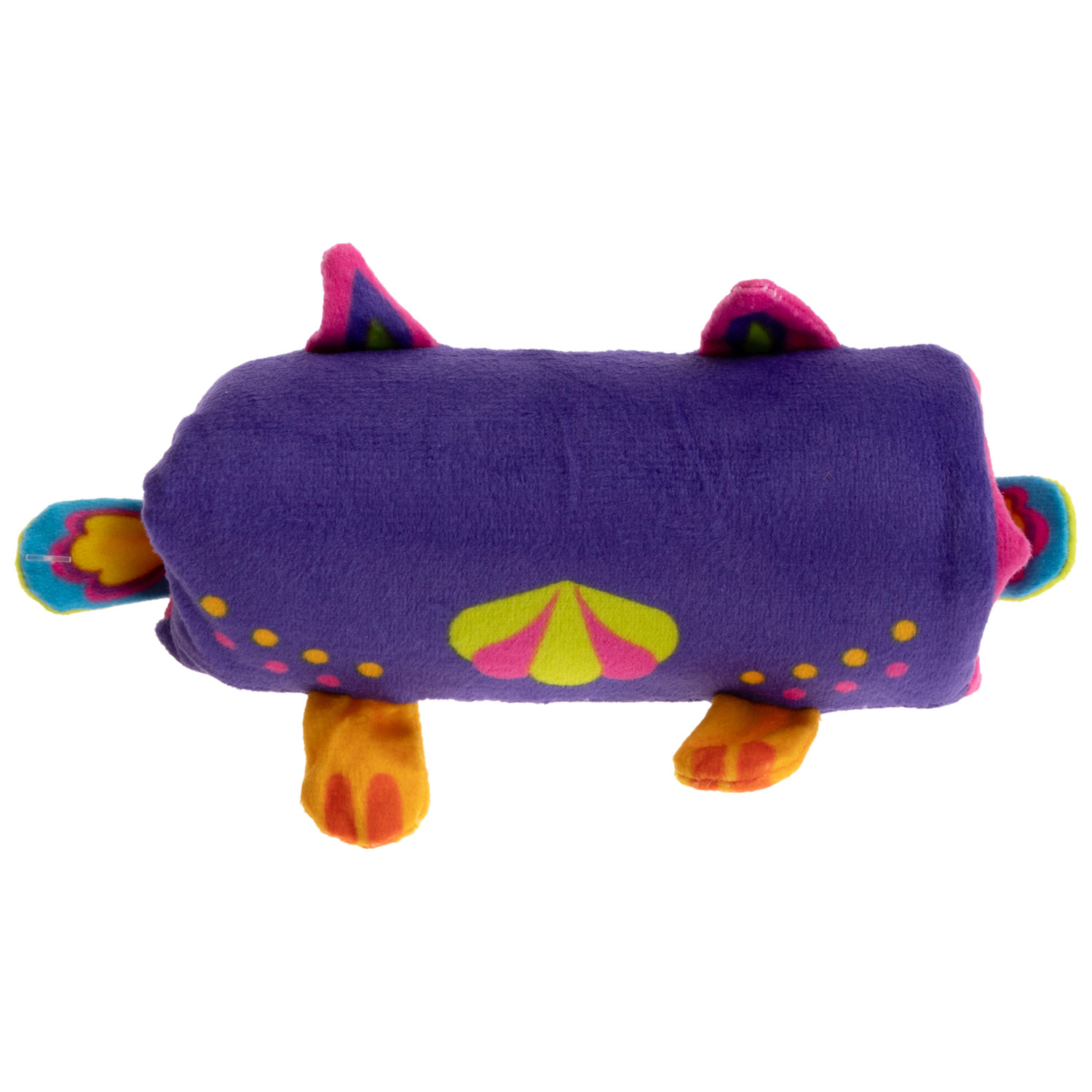 Скользун Вывернушка 2 в 1 1TOY плюшевая, игрушка-антистресс для рук