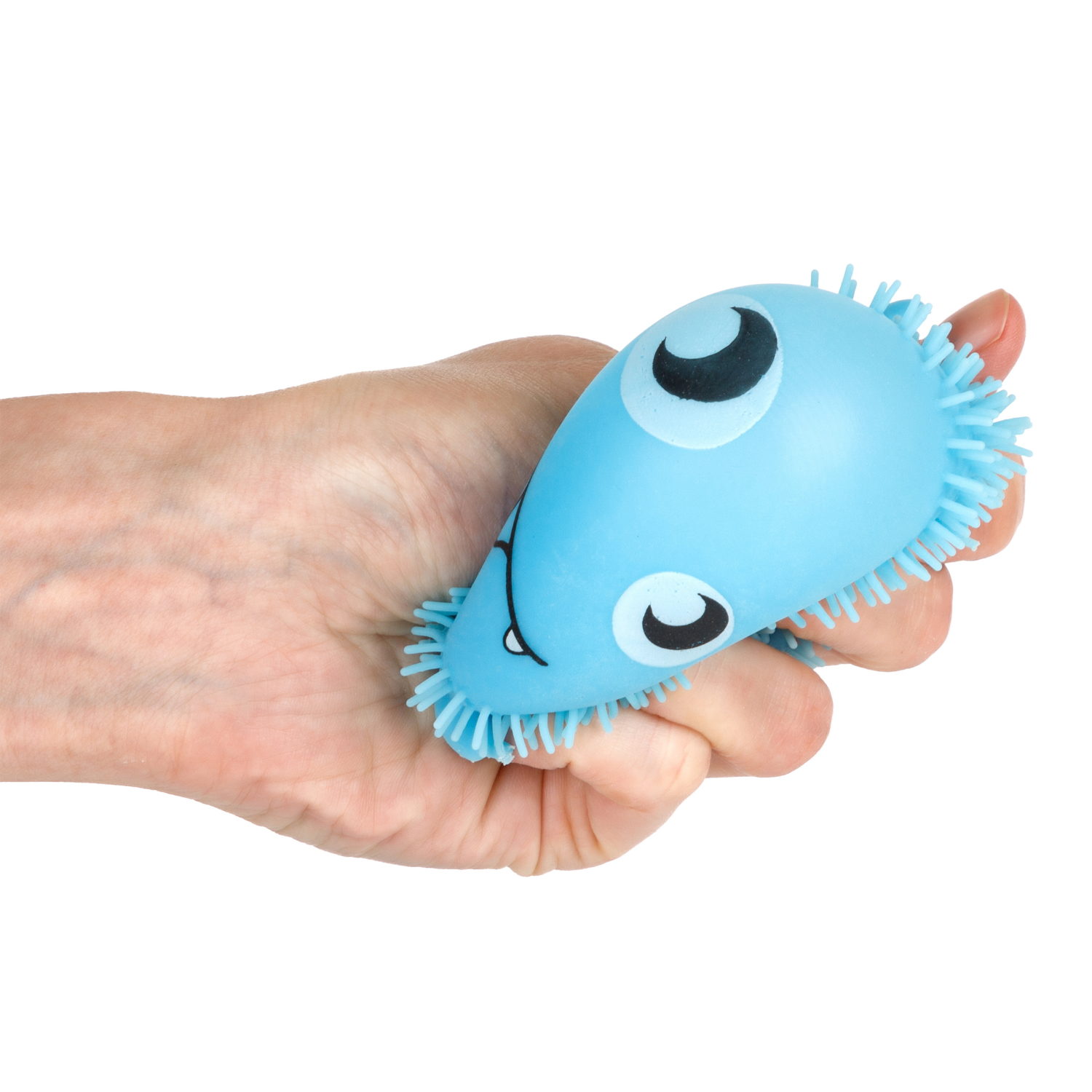 Игрушка-антистресс для рук 1toy Йо-Ёжики, "Монстр" 6 см, со светом, 4 вида в ассортименте