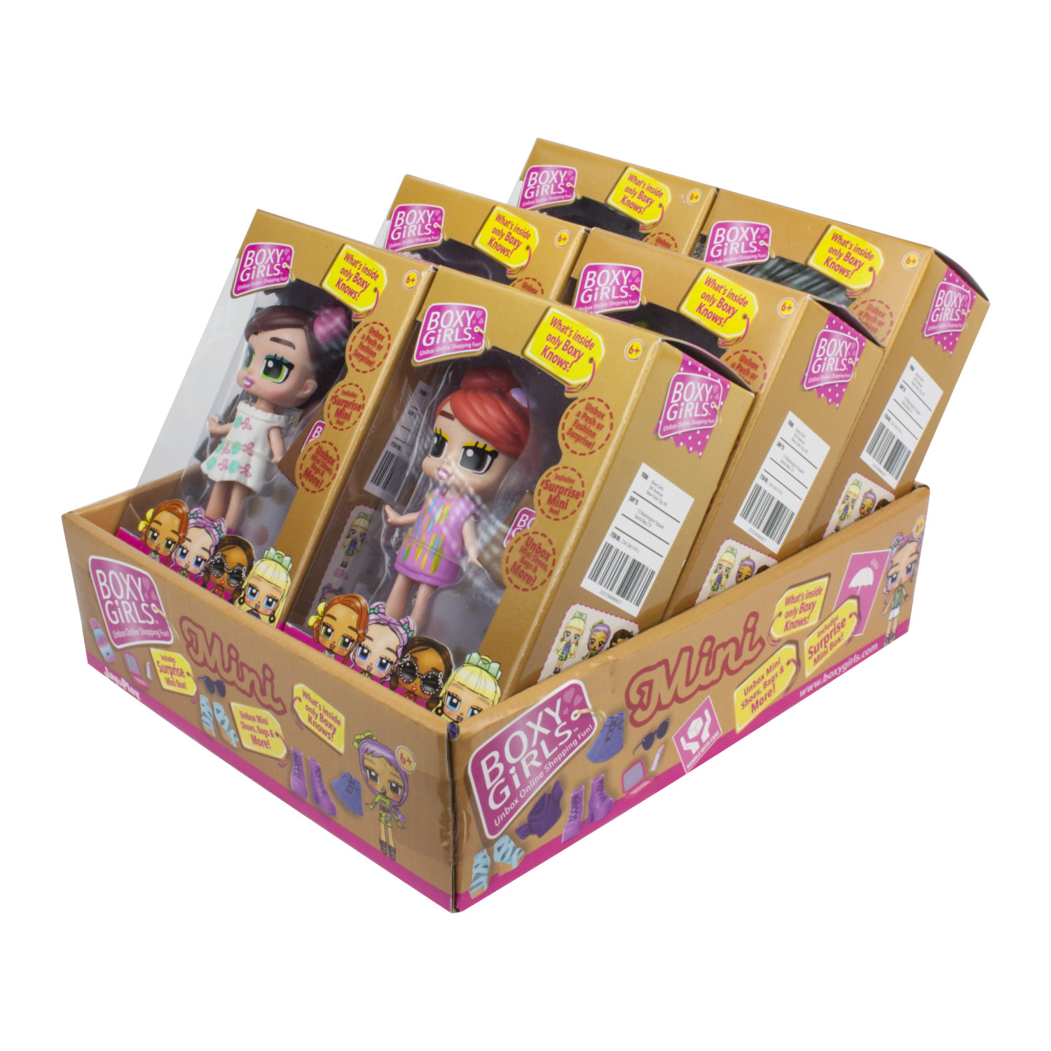 Кукла Boxy Girls MINI 8см с аксессуарами, 6 видов.