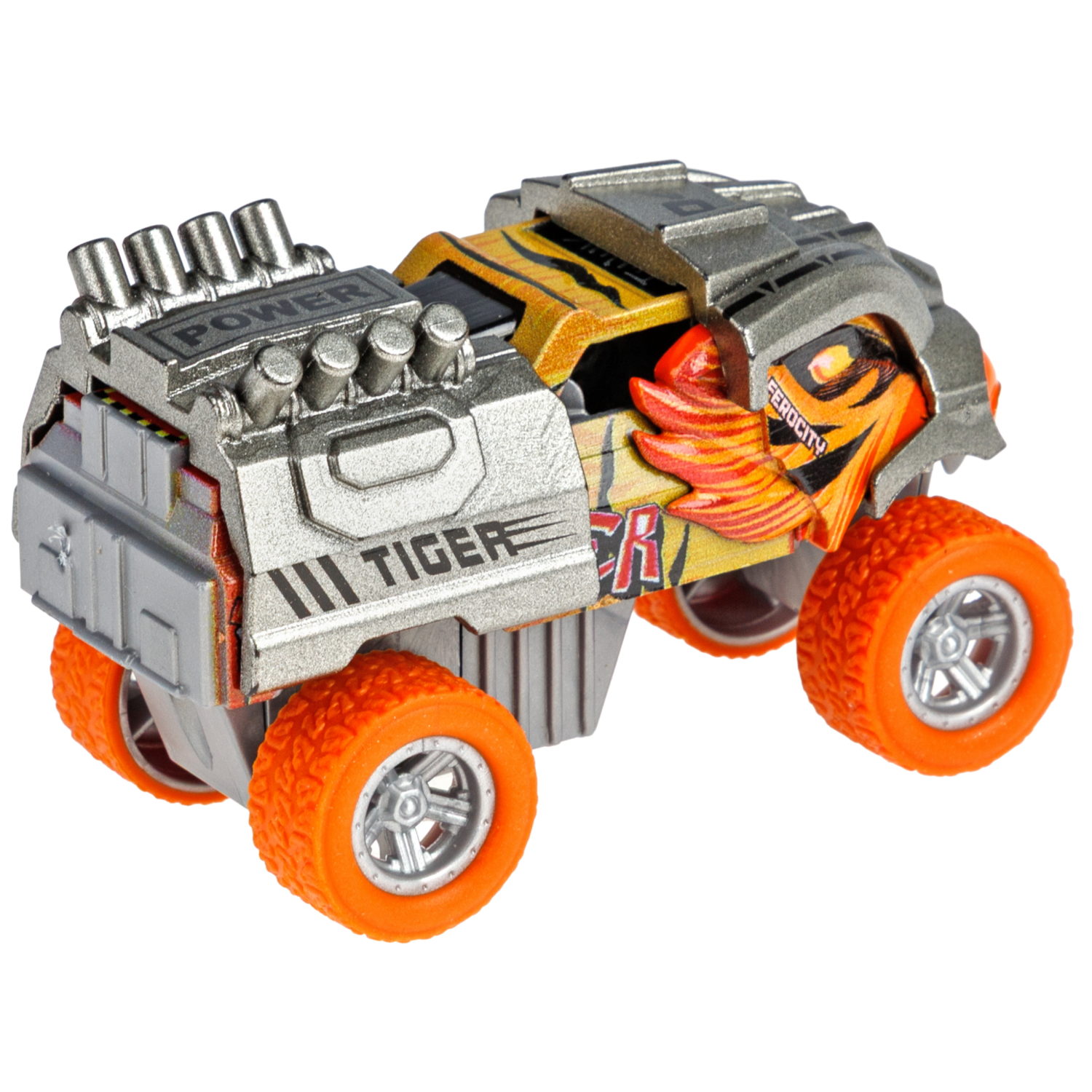Машинка игрушечная 1TOY Драйв Монстр-трак Ультра, инерционный, 8,5 см, цвет в ассортименте