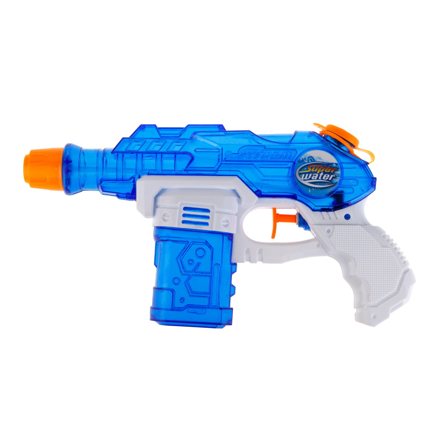 1TOY Аквамания водное оружие, 23*14*4 см, прозрачное, синий