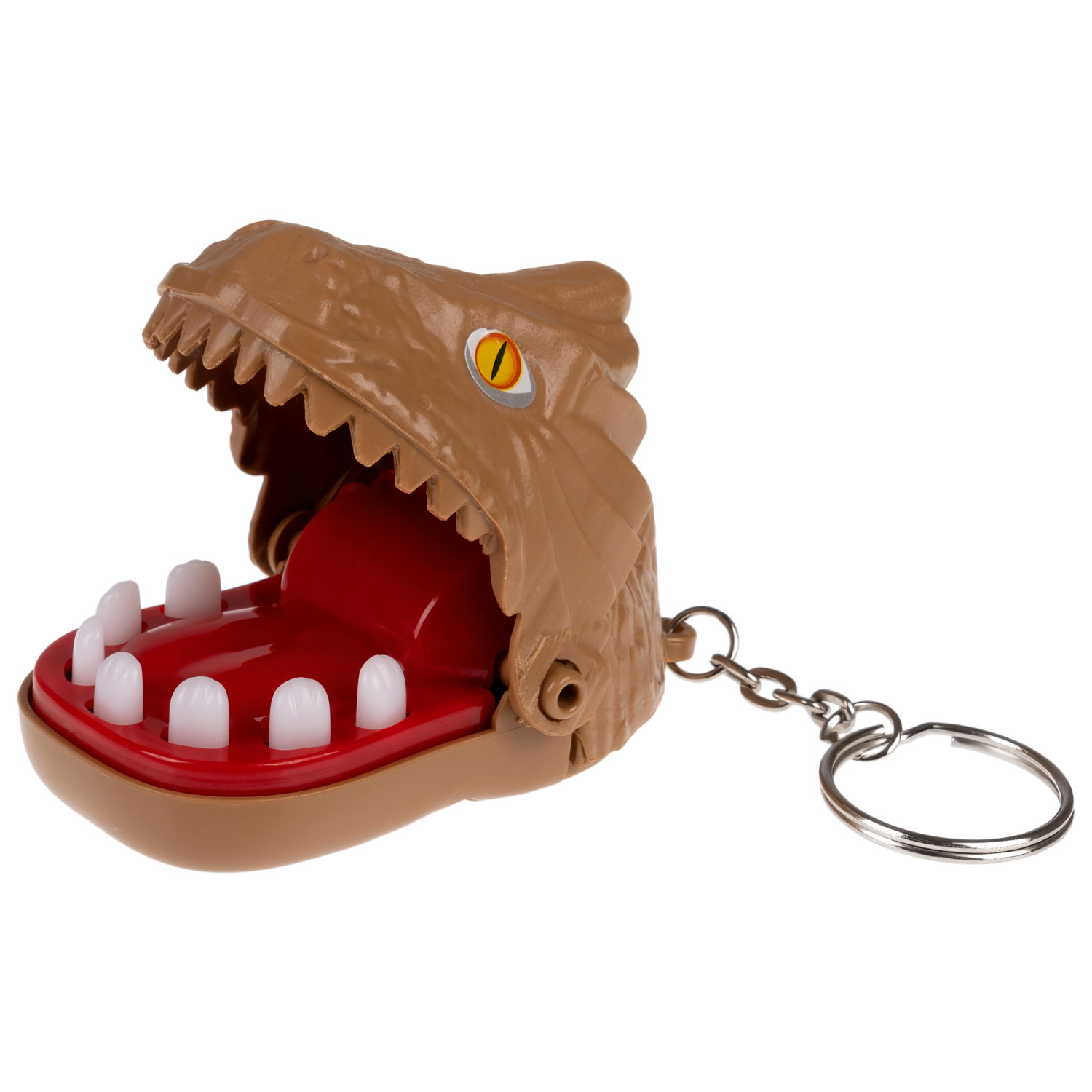 Мини-игра 1TOY Игродром "Осторожно, тираннозавр", зубастый динозавр, брелок