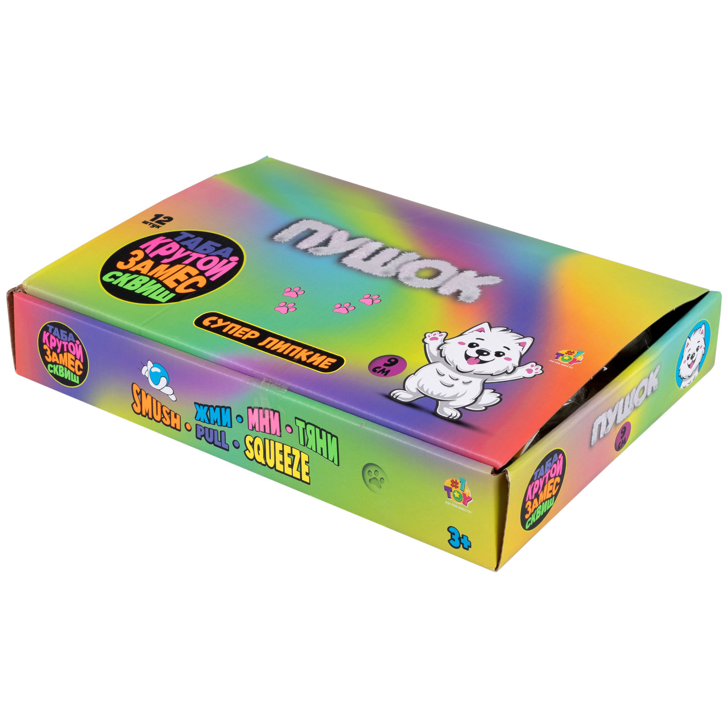 Таба сквиш 1TOY Крутой замес Муссик, собачка, 6,5х9х3,5 см